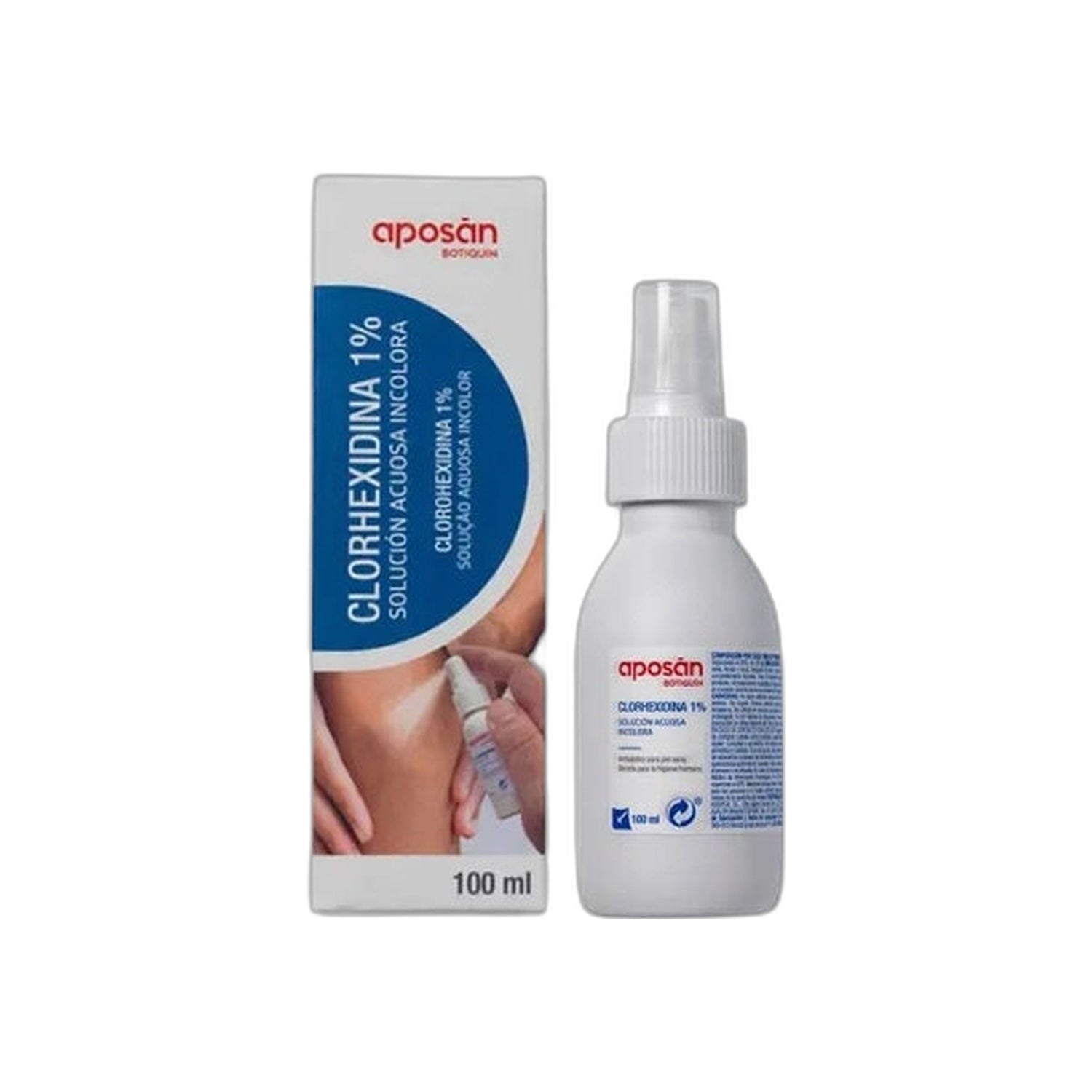 Aposan Botiq Solução Aquosa Clorohexidina 1% 100 ml