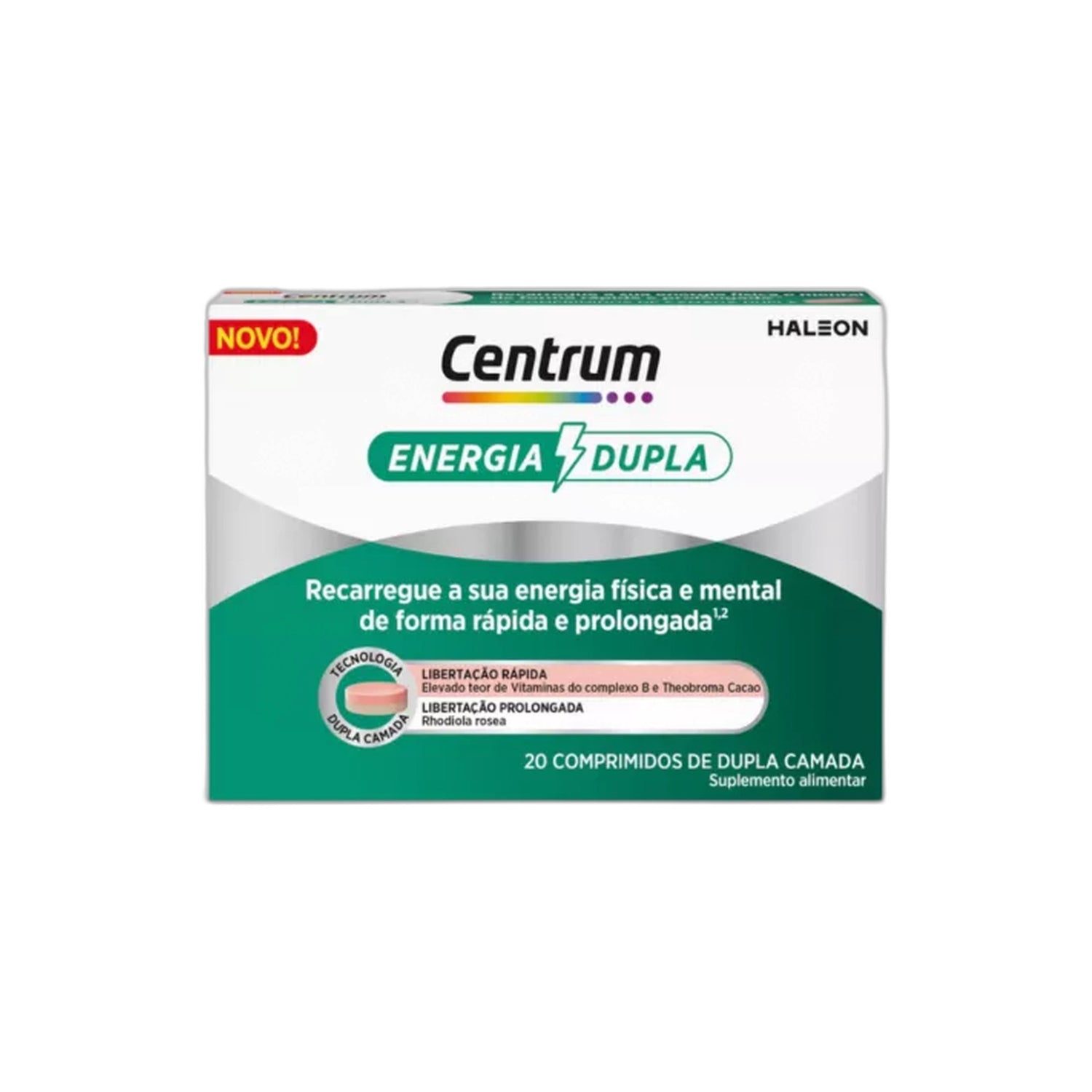 Centrum Energia Dupla Comprimidos 20
