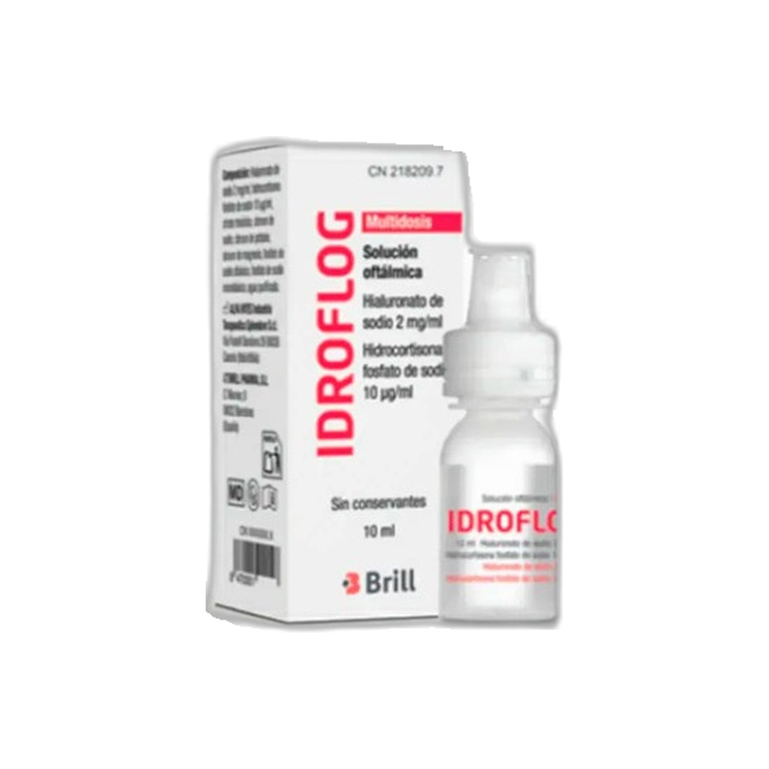 Idroflog Solução Oftal Multidose 10 ml