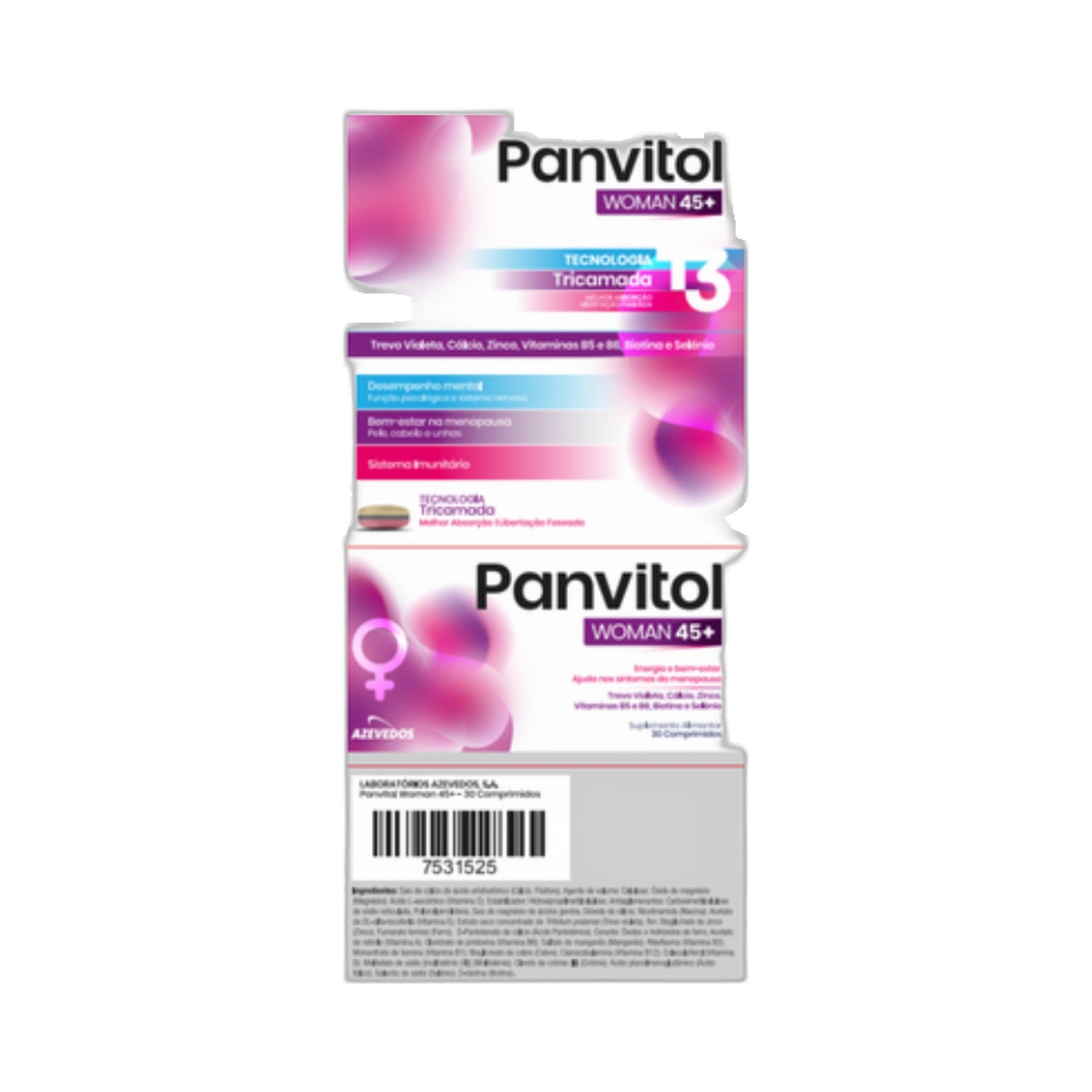 Panvitol Woman 45+ Comprimidos 30 Unidades