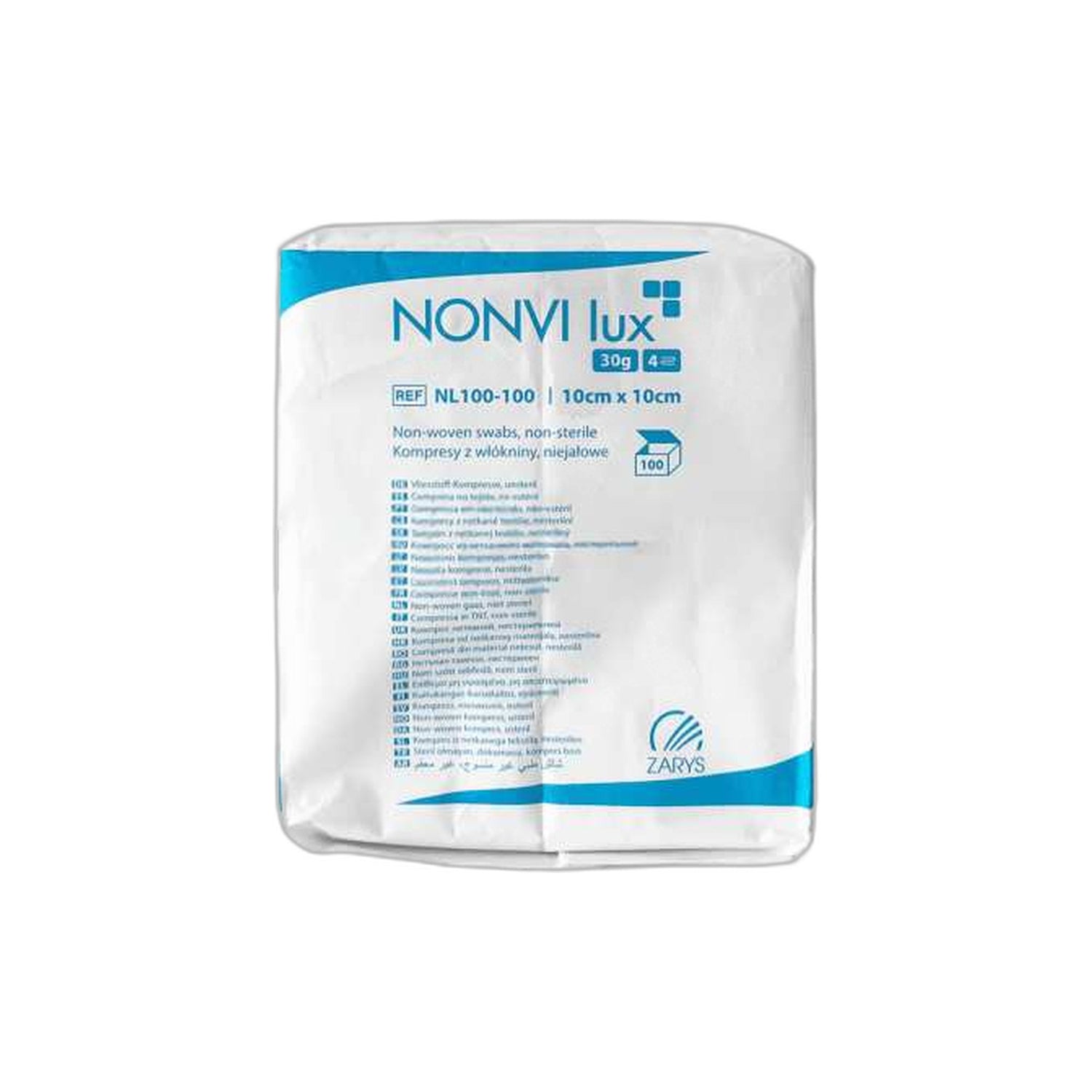 Zarys Nonvi Lux Compressas TNT 10x10cm x 100