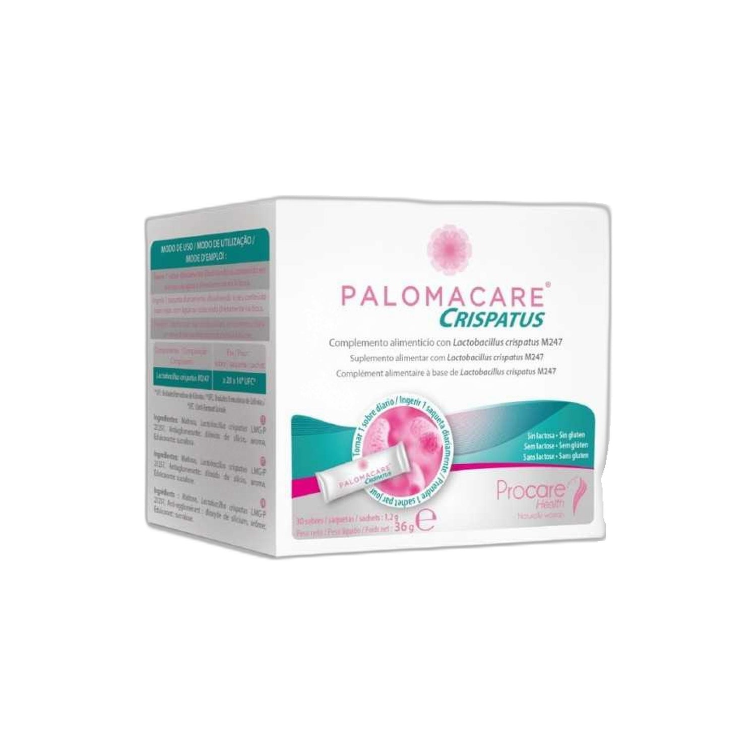 Palomacare Crispatus Pó Oral 1,2g x30
