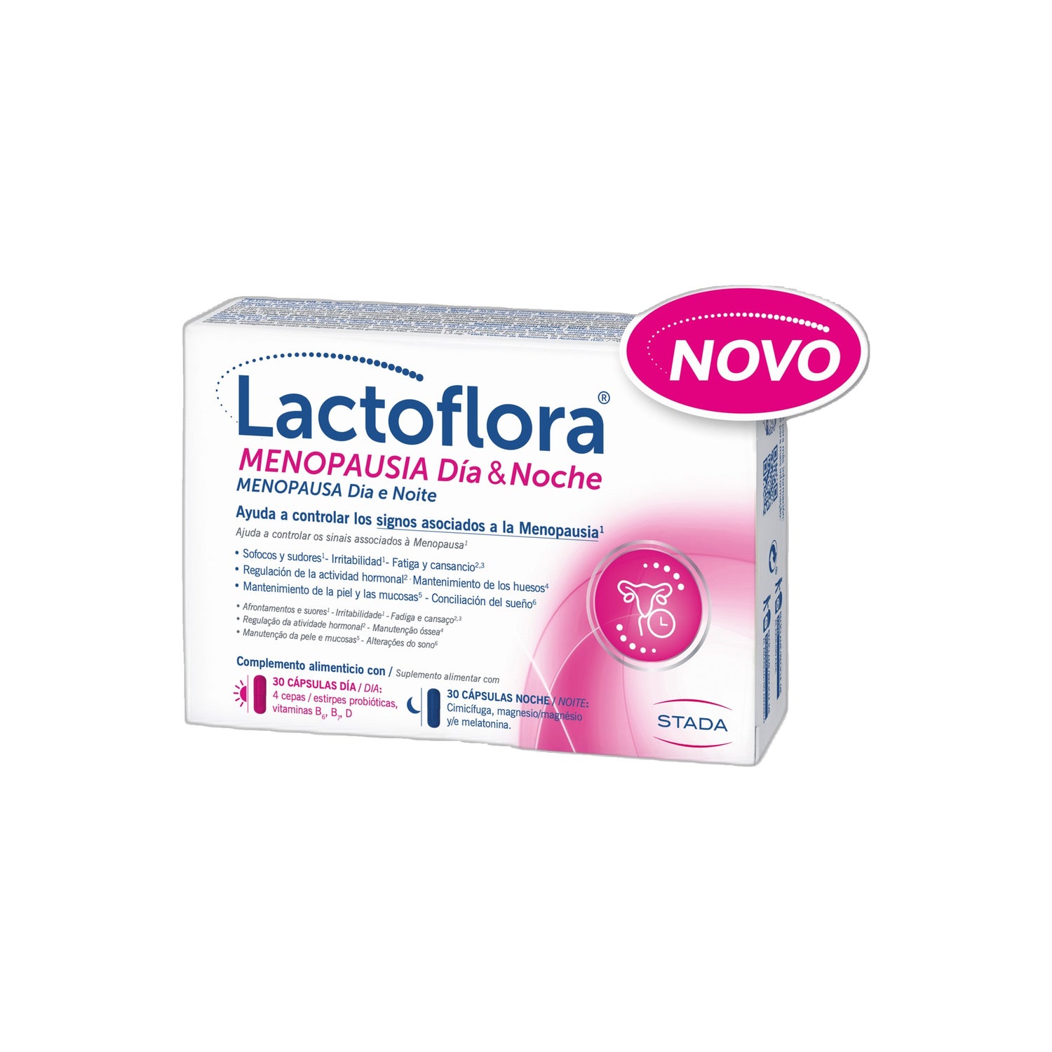 Lactoflora Menopausa Dia/Noite Cápsulas 30+30