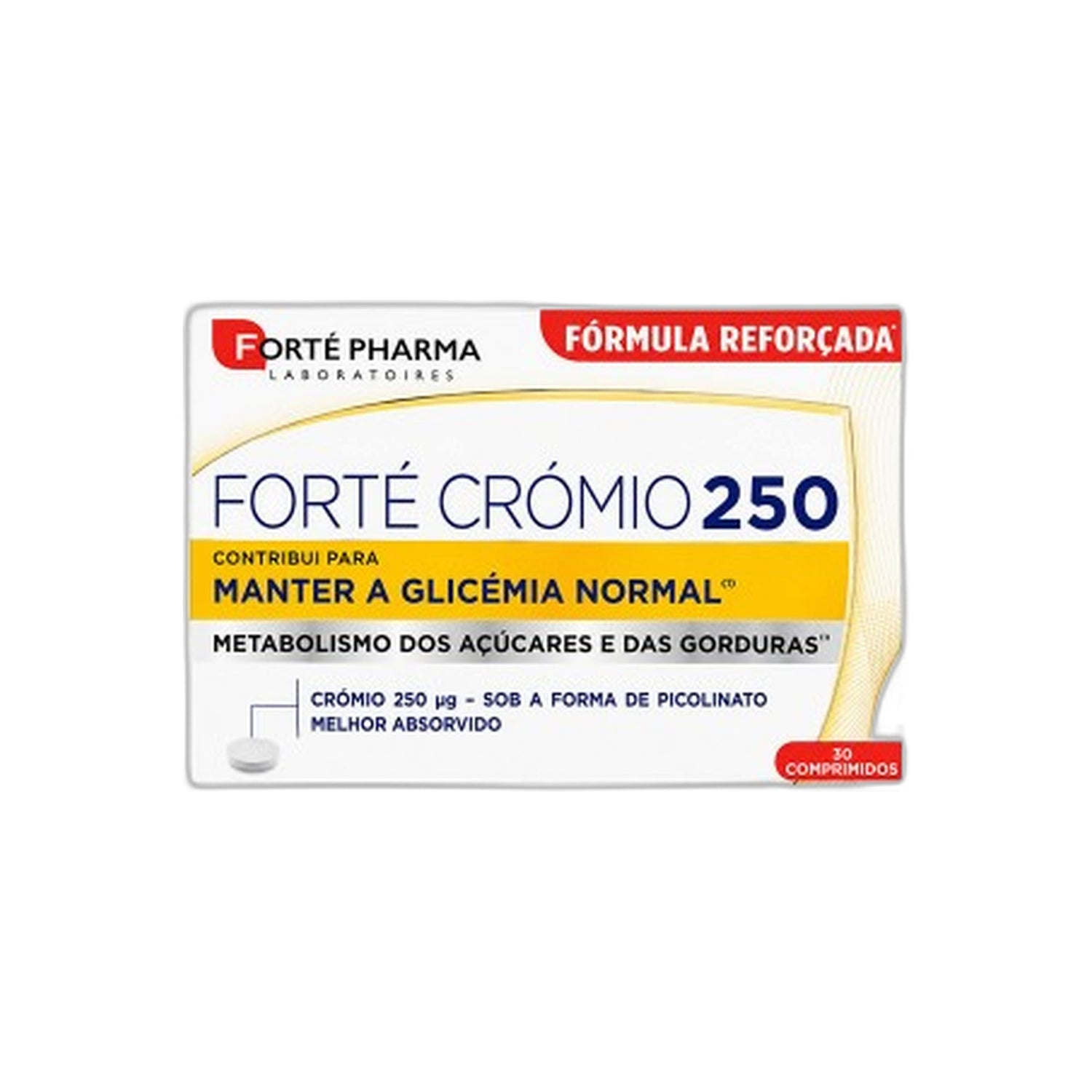 Forte Cromio 250 Comprimidos 30 Unidades