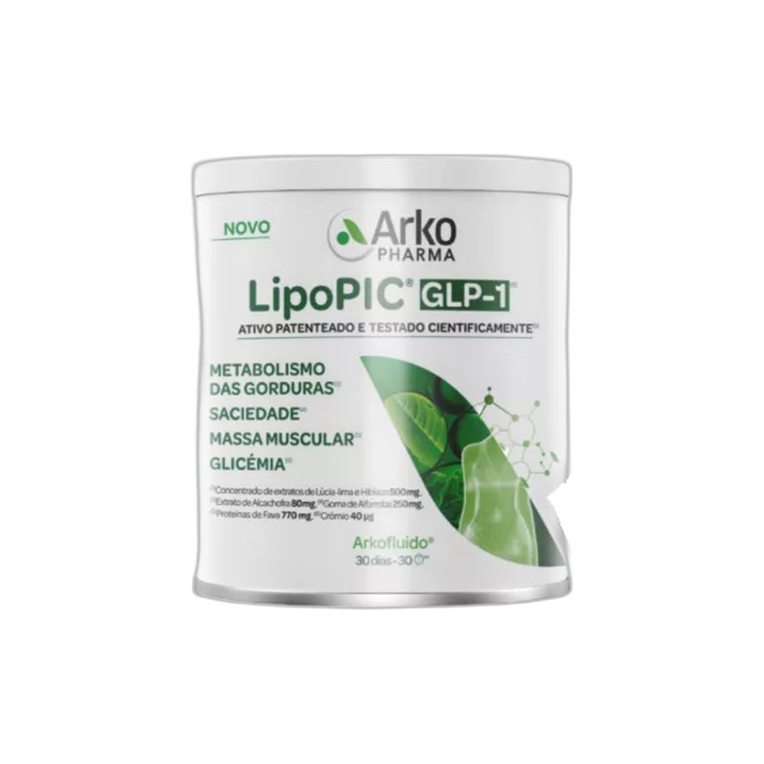 Arkofluido LipoPIC GLP-1 Pó Oral 270 g