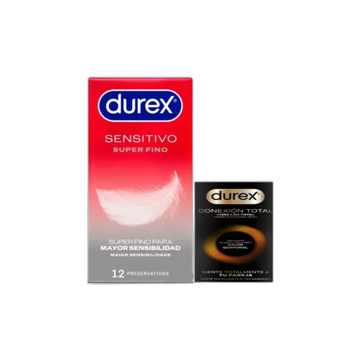Durex Sens Super Fino x12 + Conexão Total x3