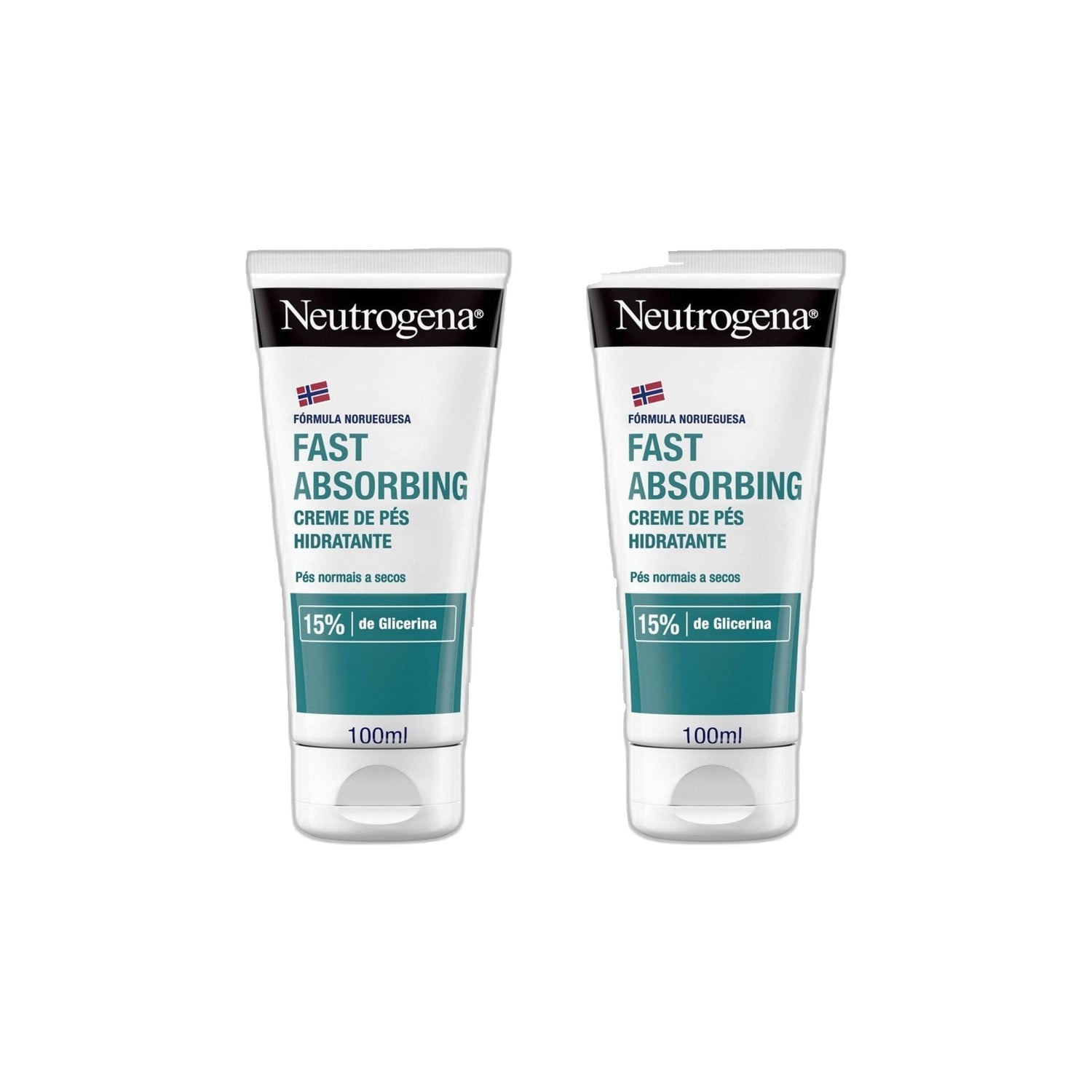 Neutrogena Creme Absorção Rápida Pés 100 ml x 2