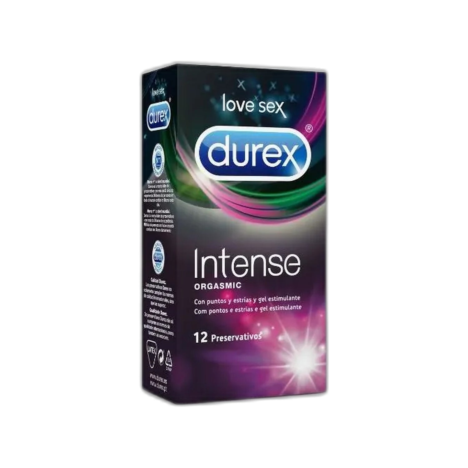 Durex Intense Orgasmic Preservativo X12