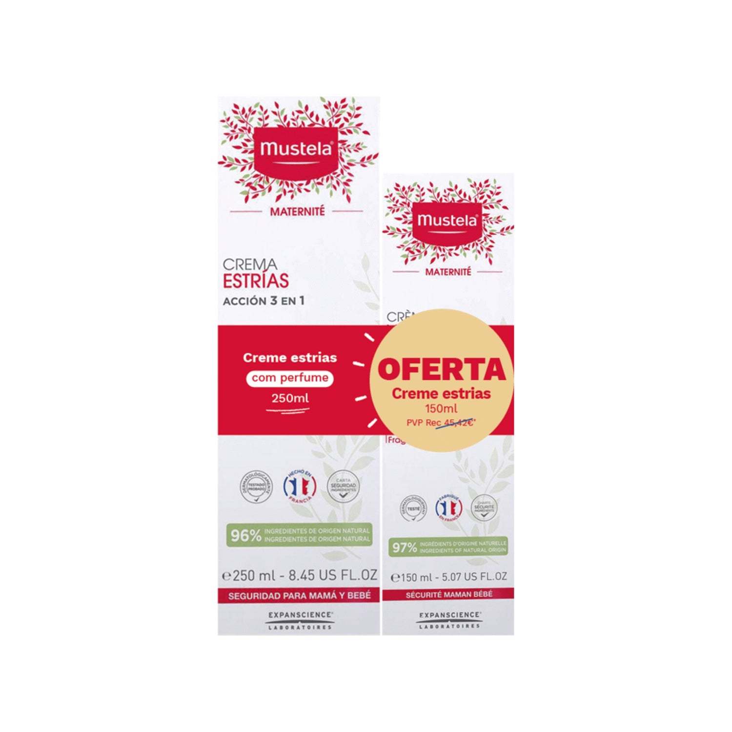 Mustela Maternid Creme Estrias 250 ml + Oferta Creme