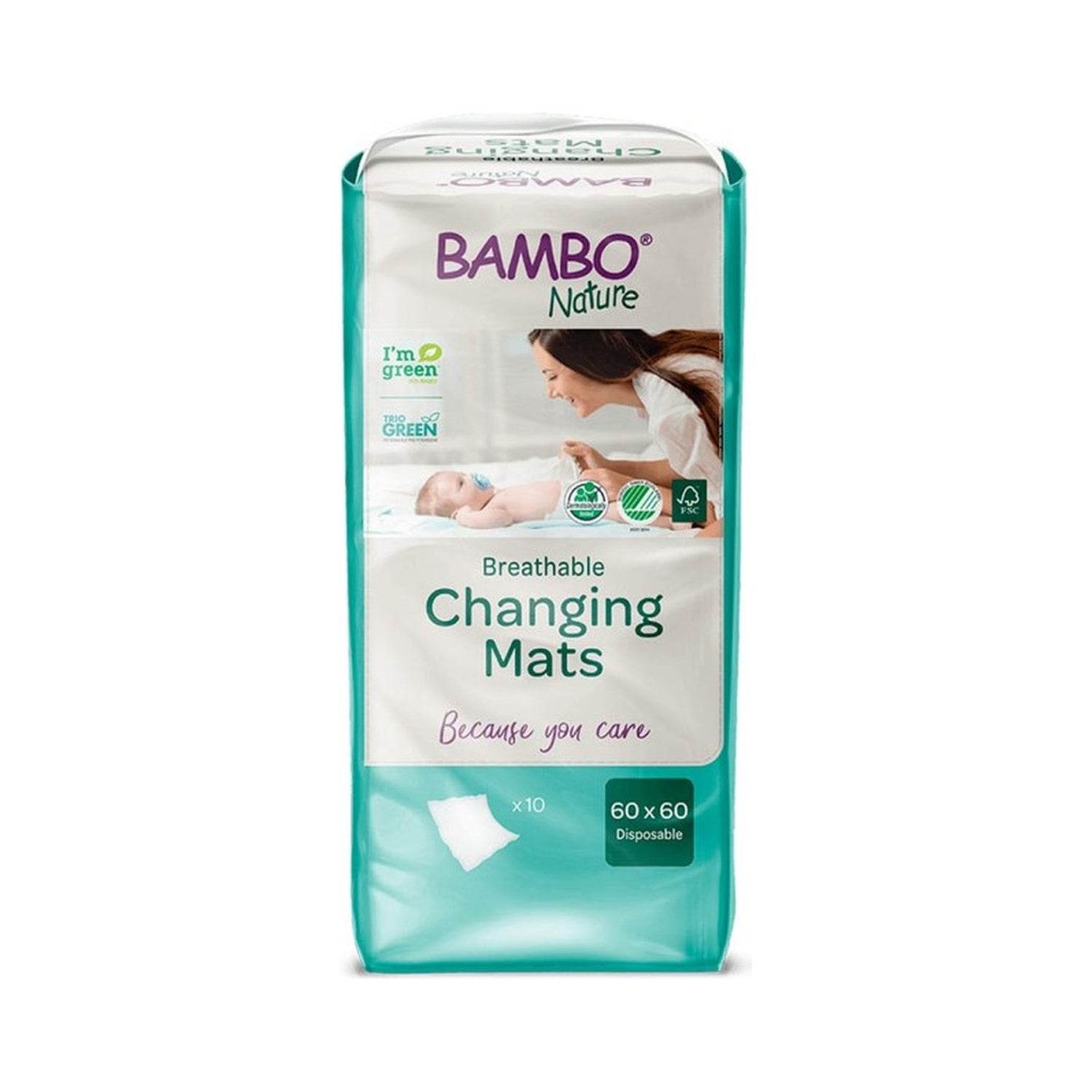 Bambo Nature Muda Fralda Descartável 10 Unidades
