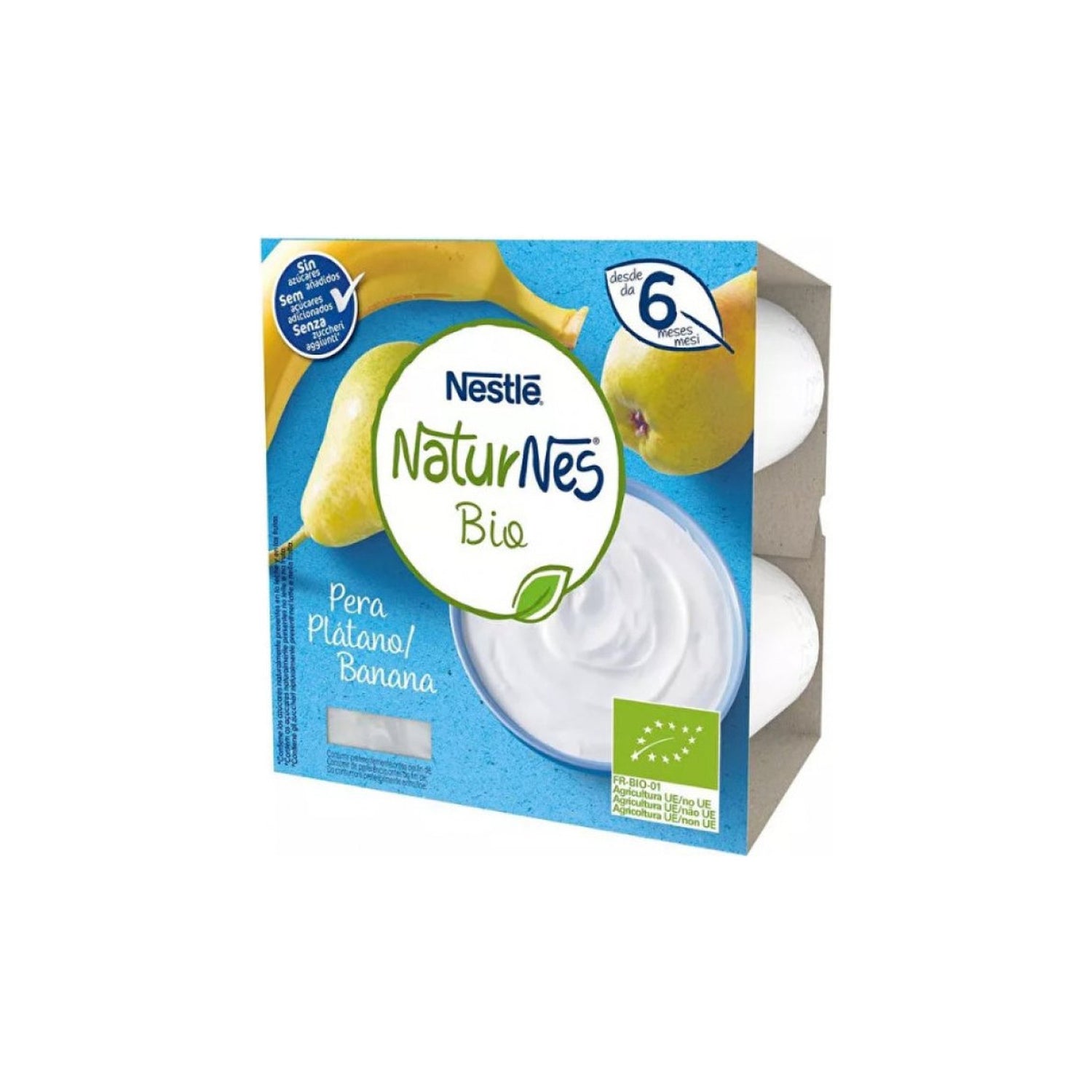 Nestlé Naturnes Bio Pera/Banana 4x90g
