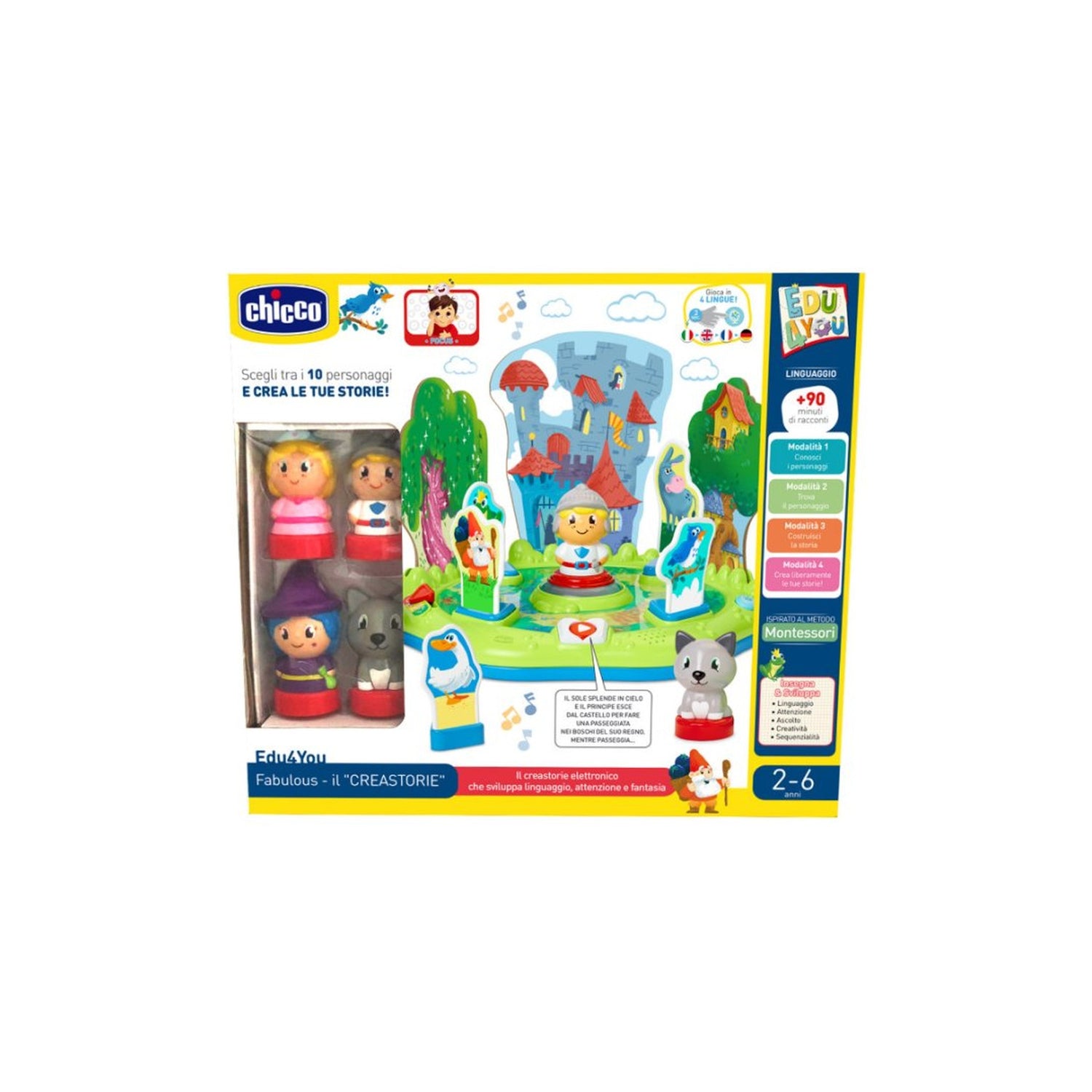 Chicco Brinquedo Educativo Edu4You Fabulous 2-6 Anos