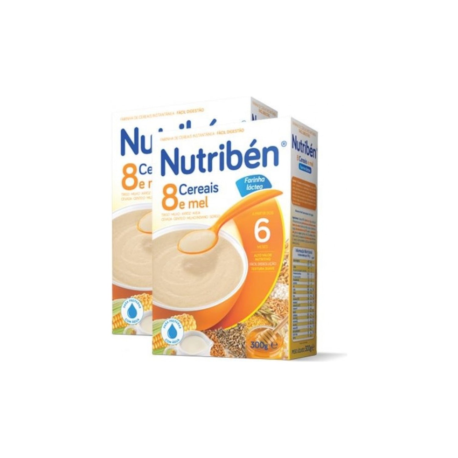 Nutriben Farinhas 8 Cereais Mel La 300 g