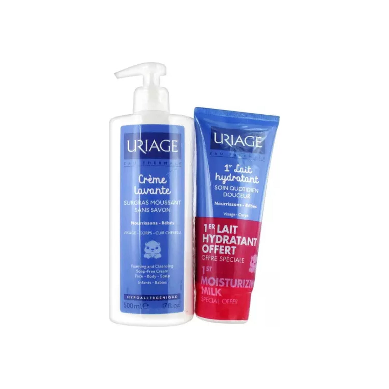 Uriage Bebé 1º Lait 500 ml + Of Creme Lav 200 ml