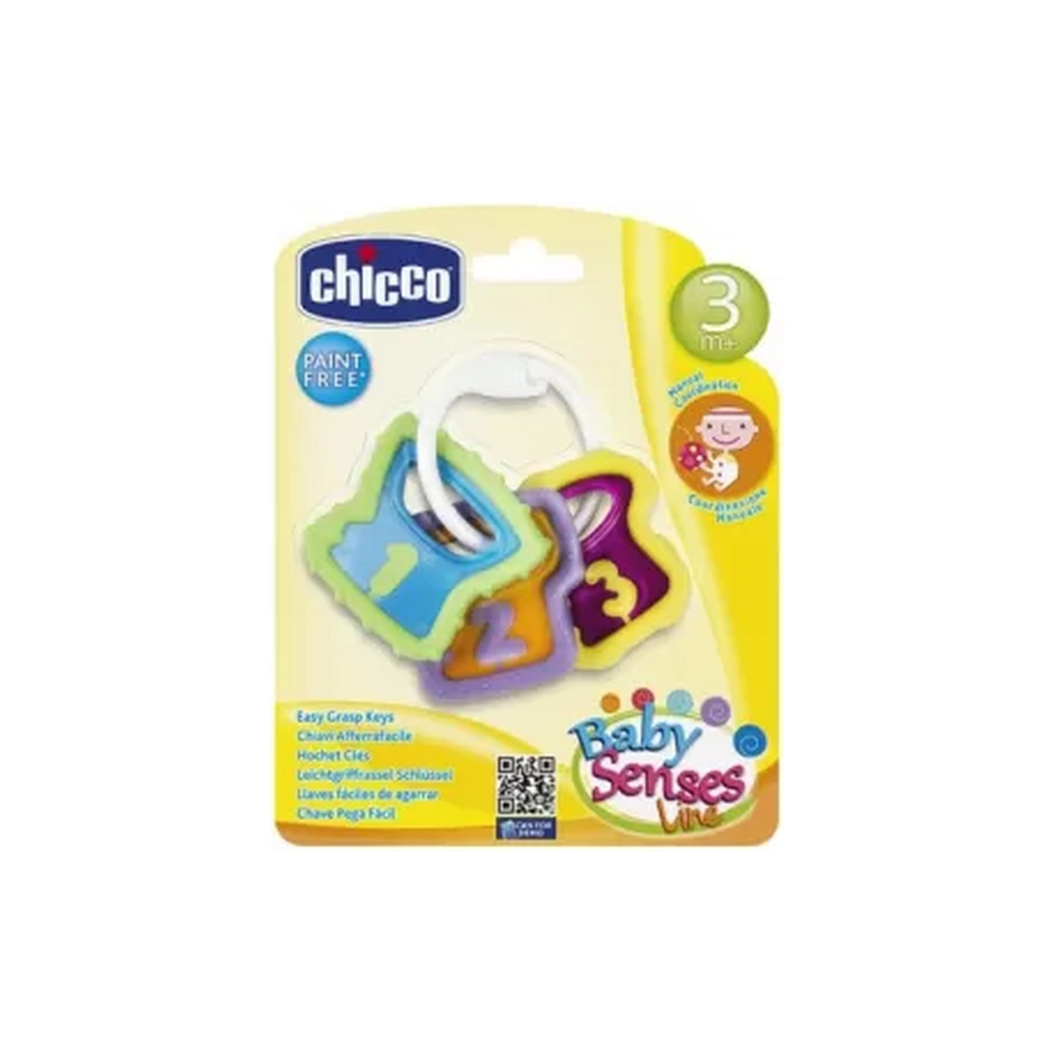 Chicco Chave Pega Fac Números 3m+