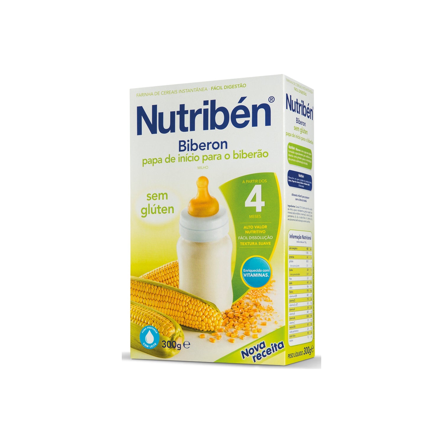 Nutriben Farinhas Biberon Sem Açúcar 300 g