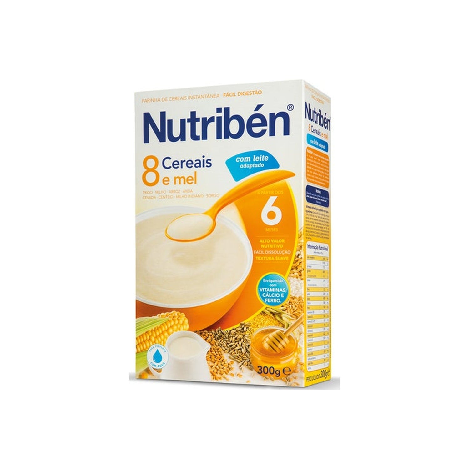 Nutriben Farinhas 8 Cereais Mel 300 g