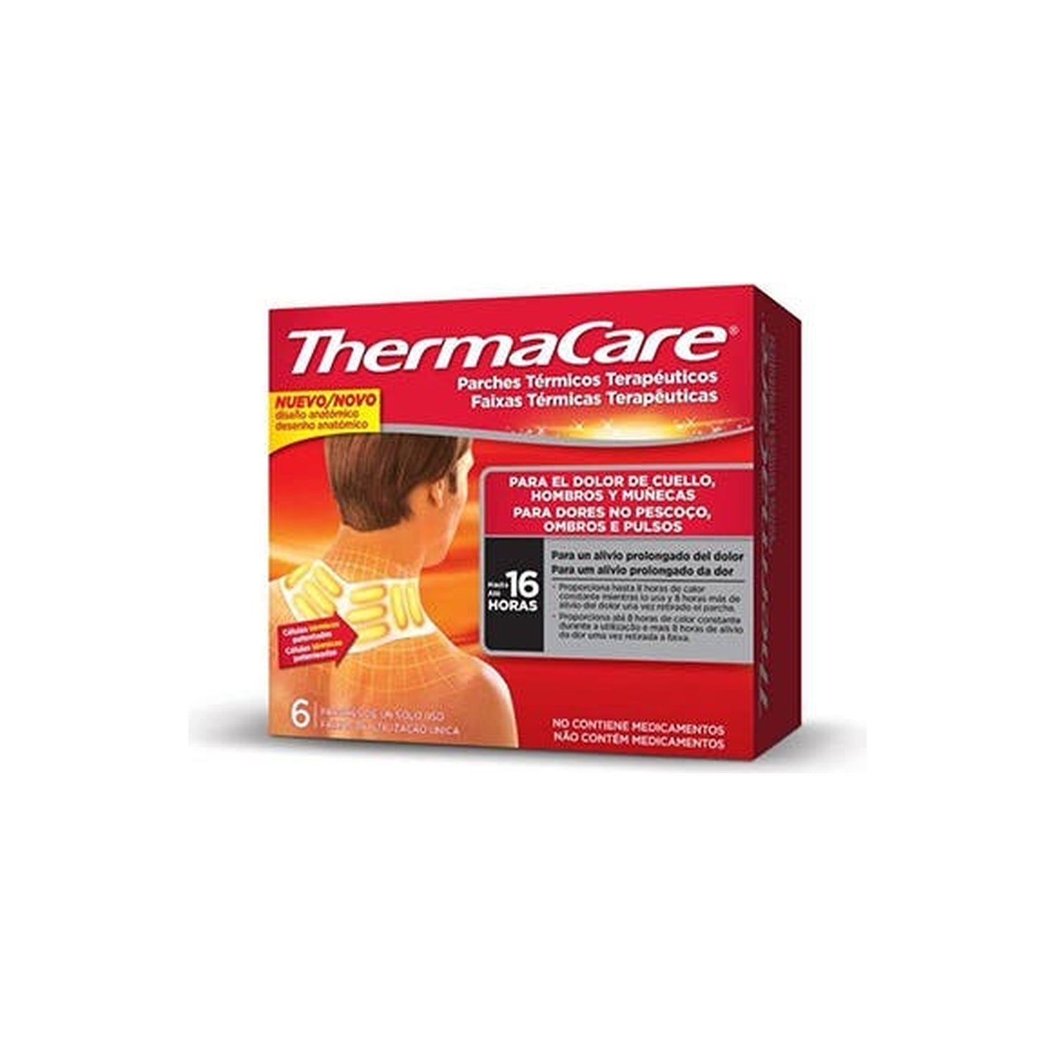 Thermacare Faixa Térmica Pescoço e Ombros 6 Unidades