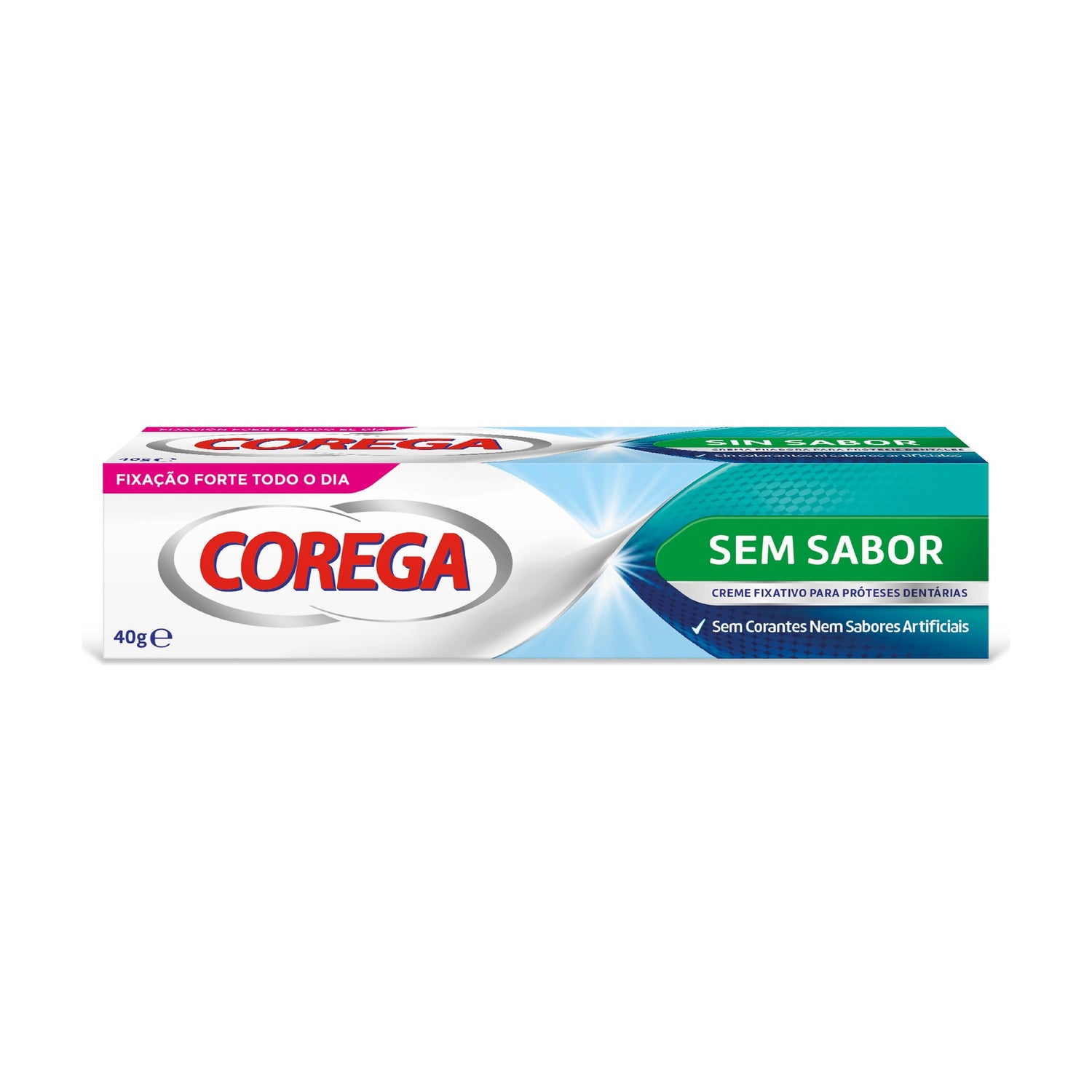 Corega Creme Fixação Protetor Sem Sabor 40 g