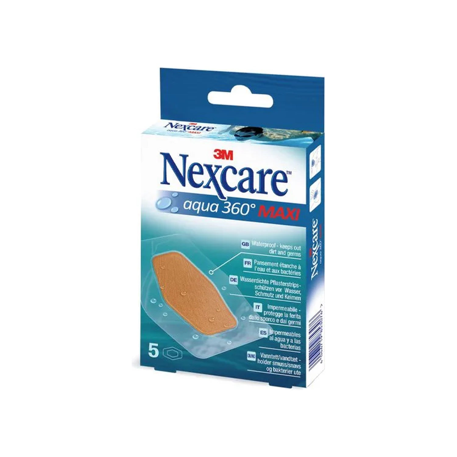 Nexcare Aqua 360 Penso Maxi 5 Unidades