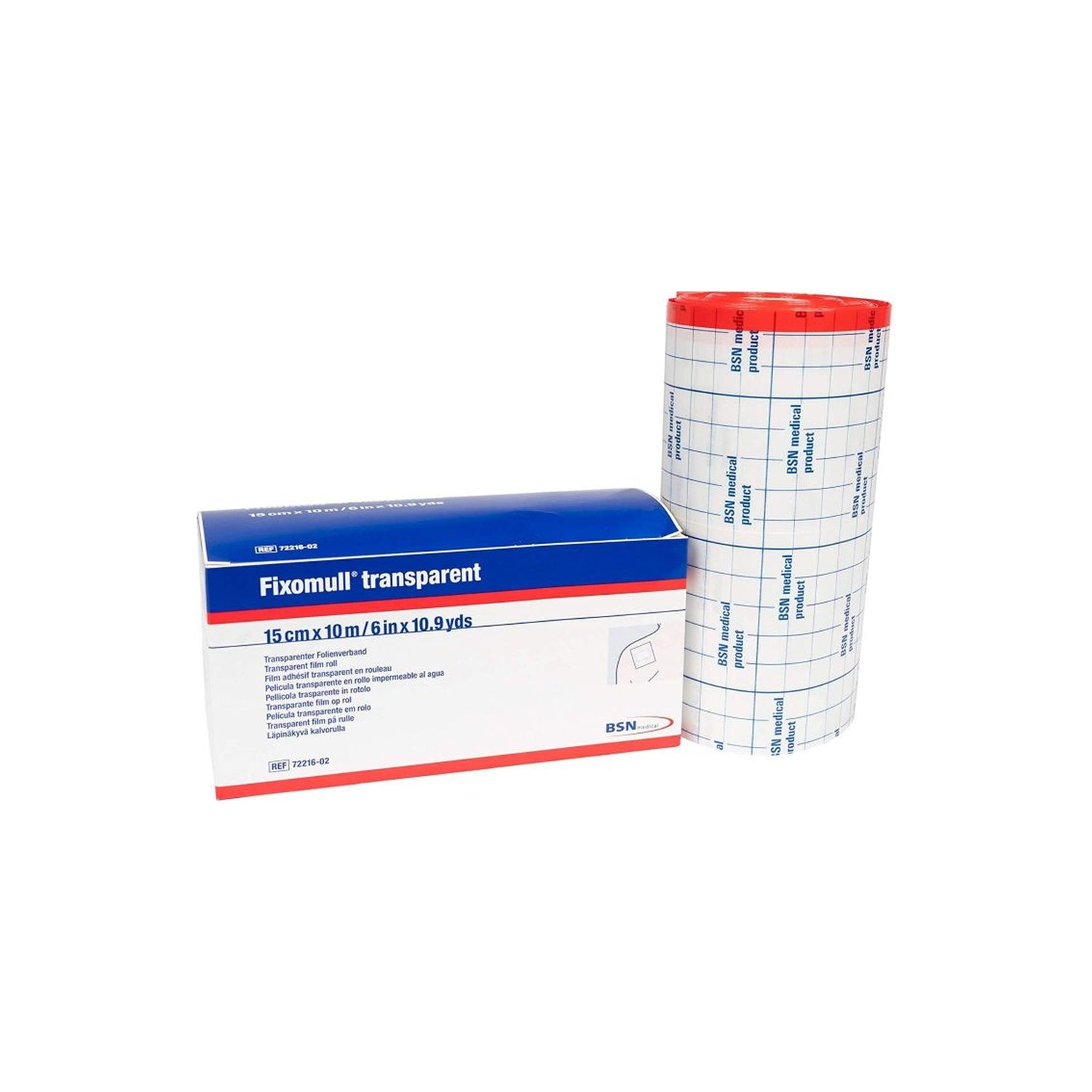Fixomull Transparent Adesivo 15 cm x 10 m