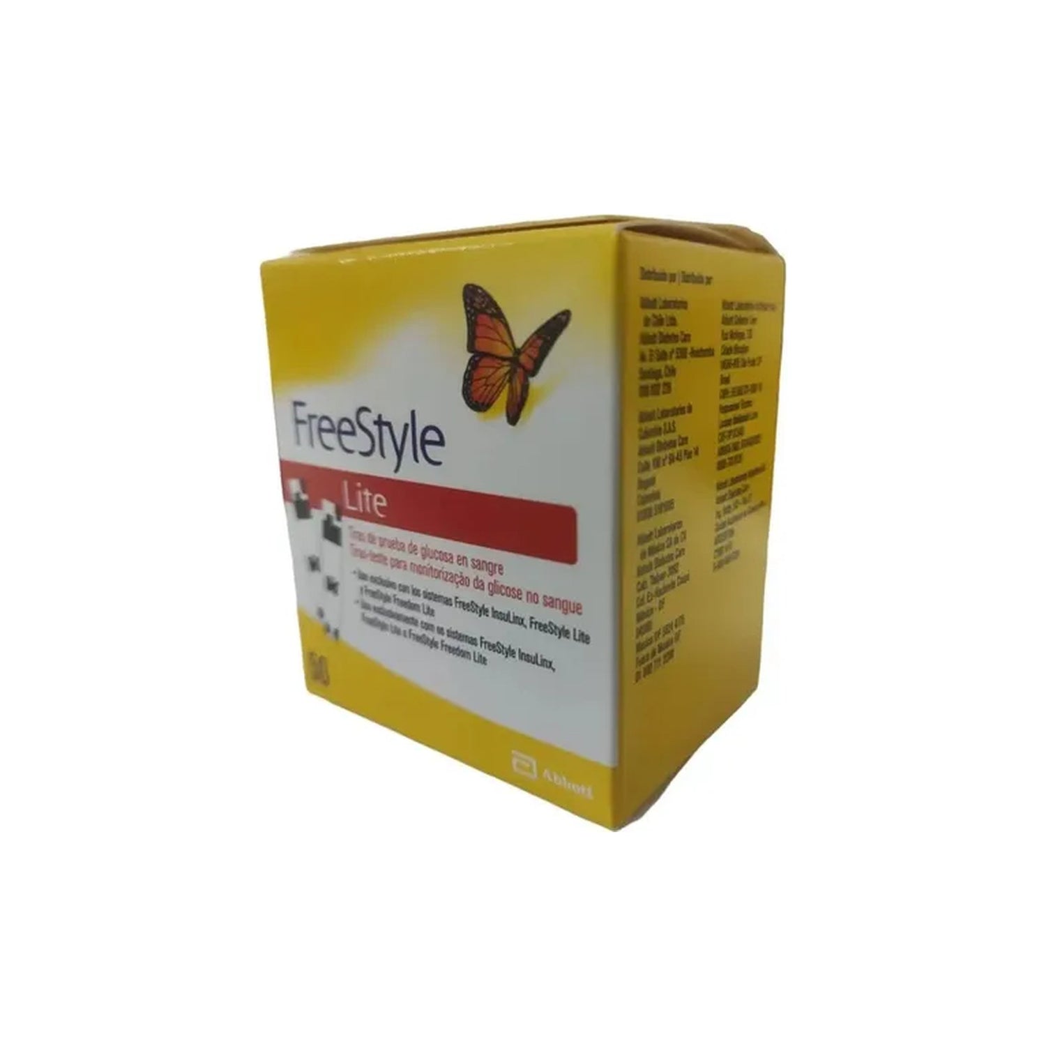 Freestyle Lite Tiras de Teste de Glicemia 50 Unidades