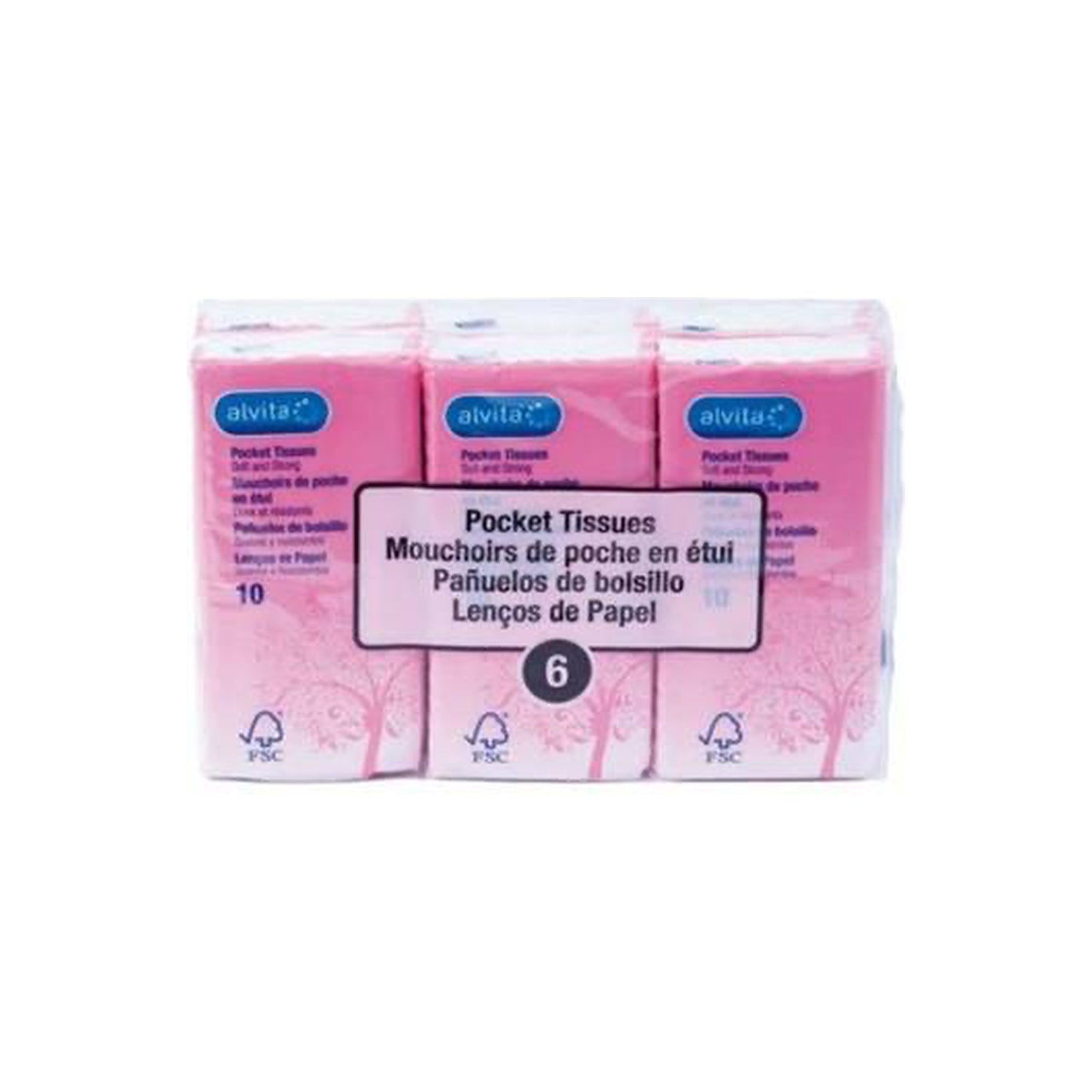 Alvita Pack Lenços de Papel 6 Unidades