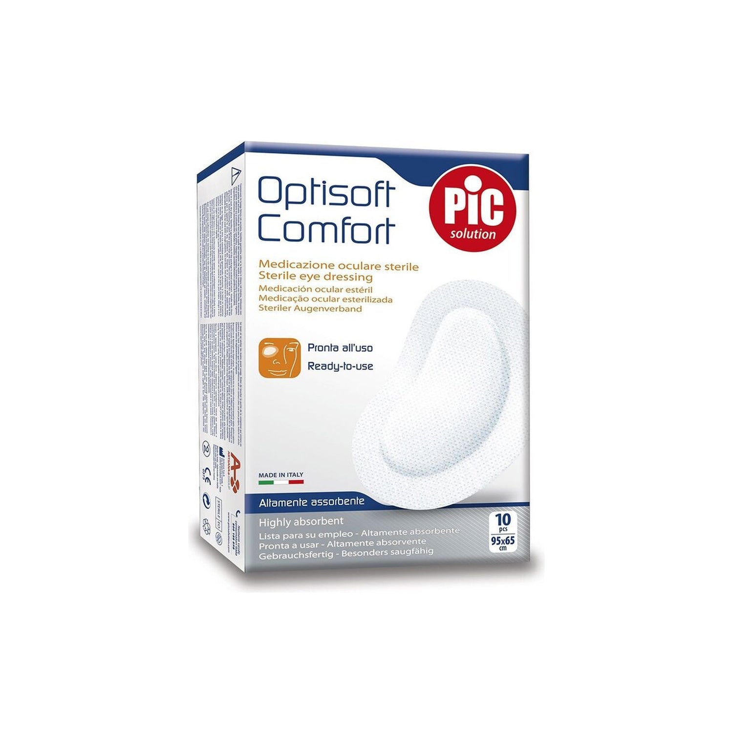 Pic Solution Tampão Ocular Autocolante 10 Unidades