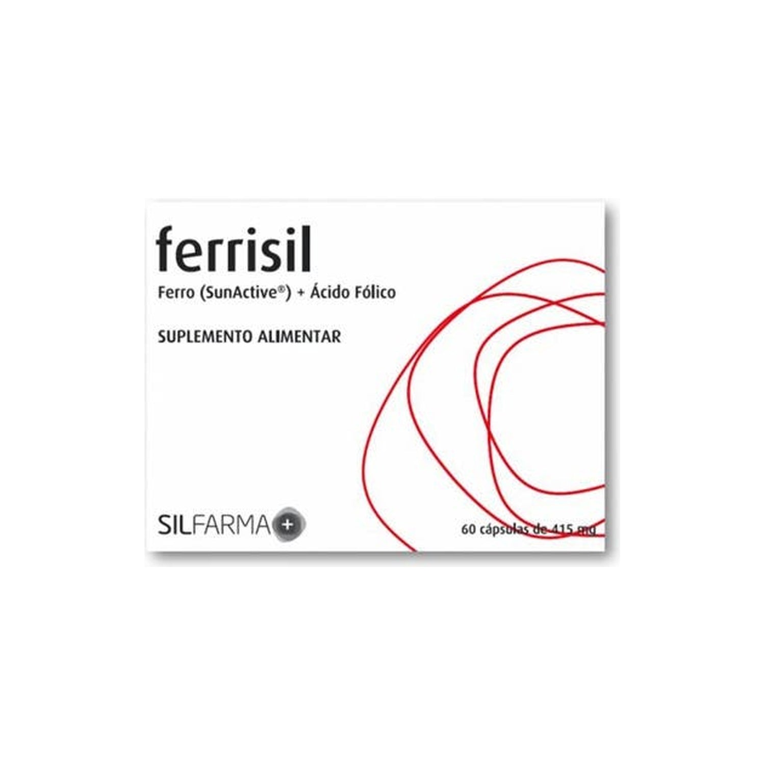 Ferrisil com Ácido Fólico, Ferro e Vitaminas 60 Cápsulas