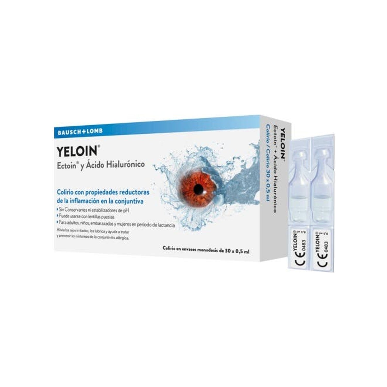 Yeloin Colírio Monodose 30x0,5 ml