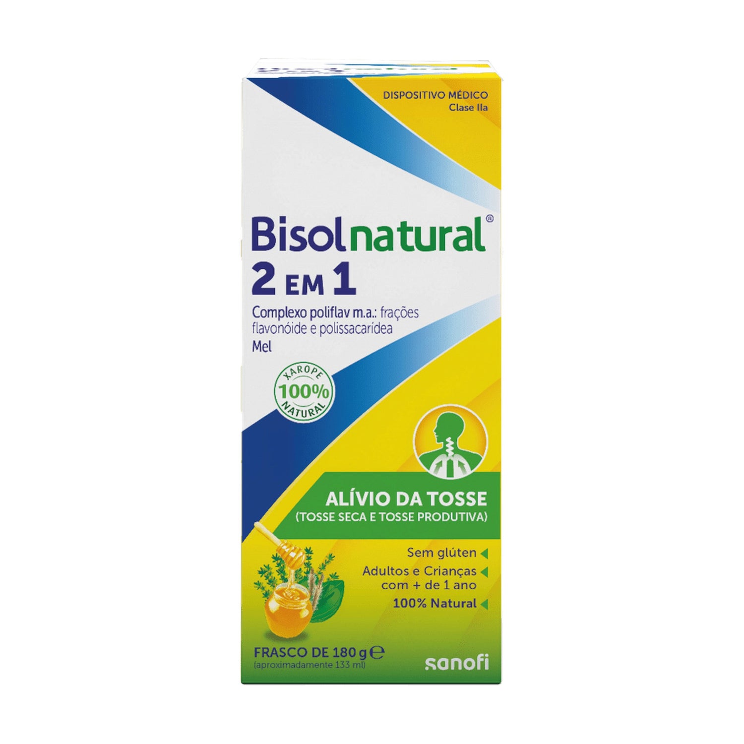 Bisolnatural Xarope 2 em 1 133 ml