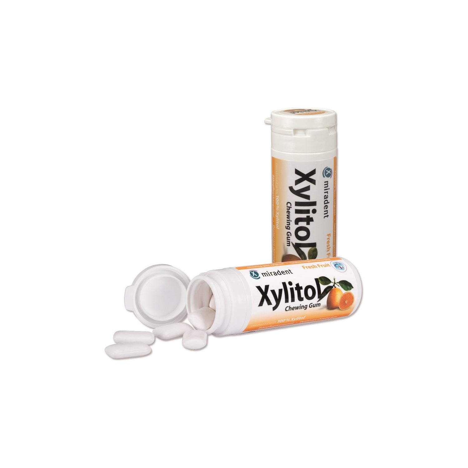 Miradent Xylitol Pastilha Elástica Frutas 30 Unidades