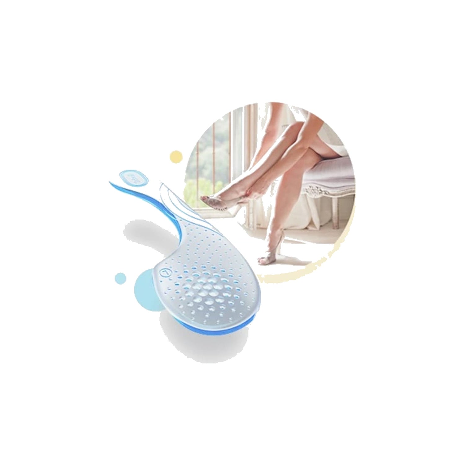Scholl Gelactiv Palmilha Sap Abertos X2