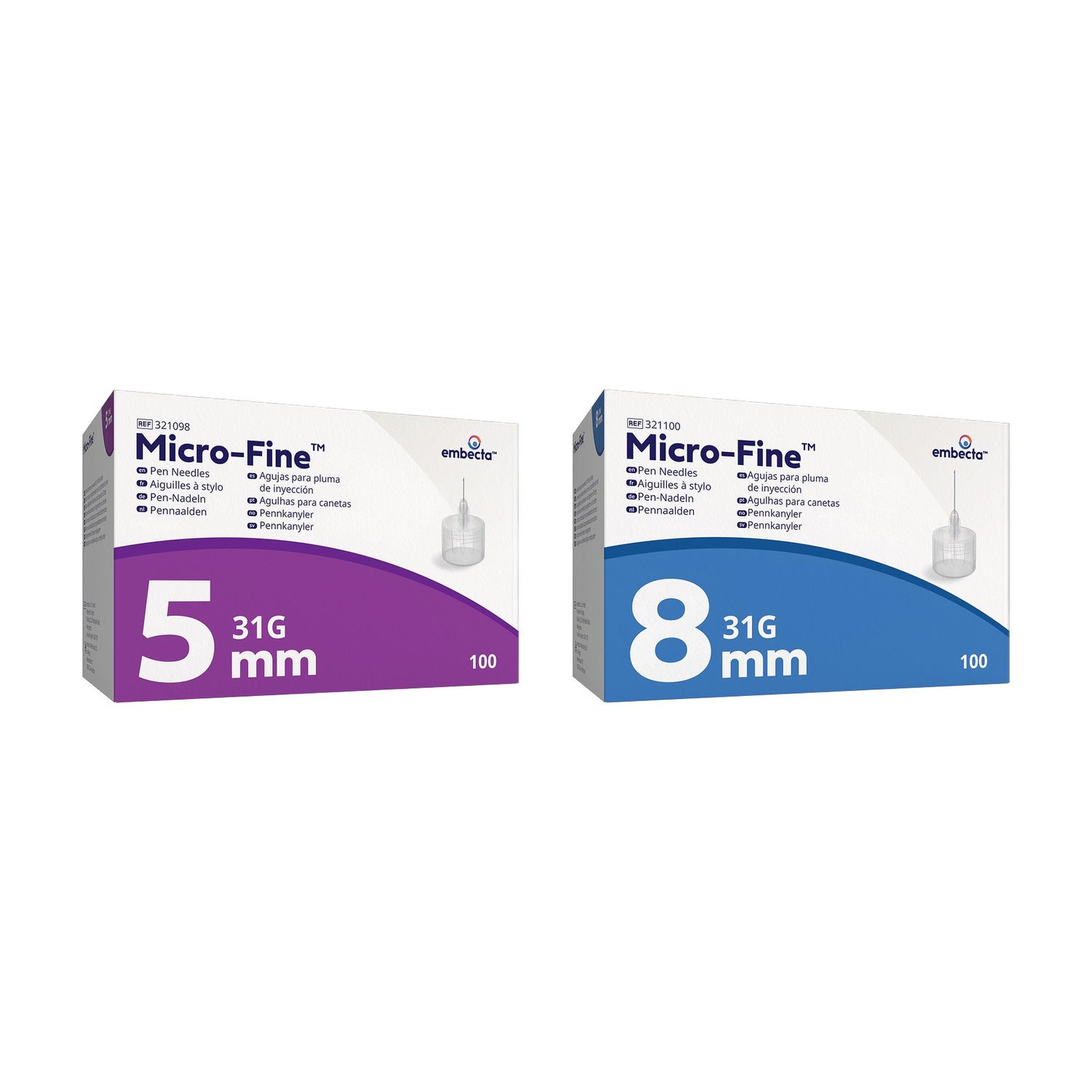 Embecta Micro-Fine Ag 8Mm X 100