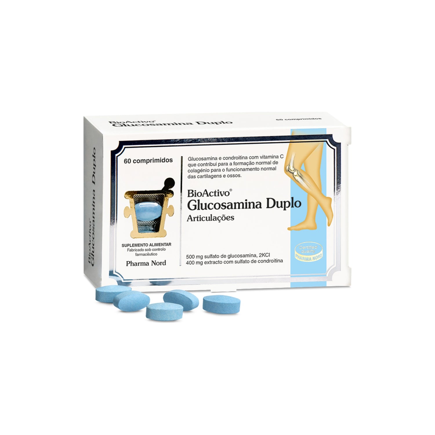 Bioactivo Glucosamina Duplo 60 Cápsulas