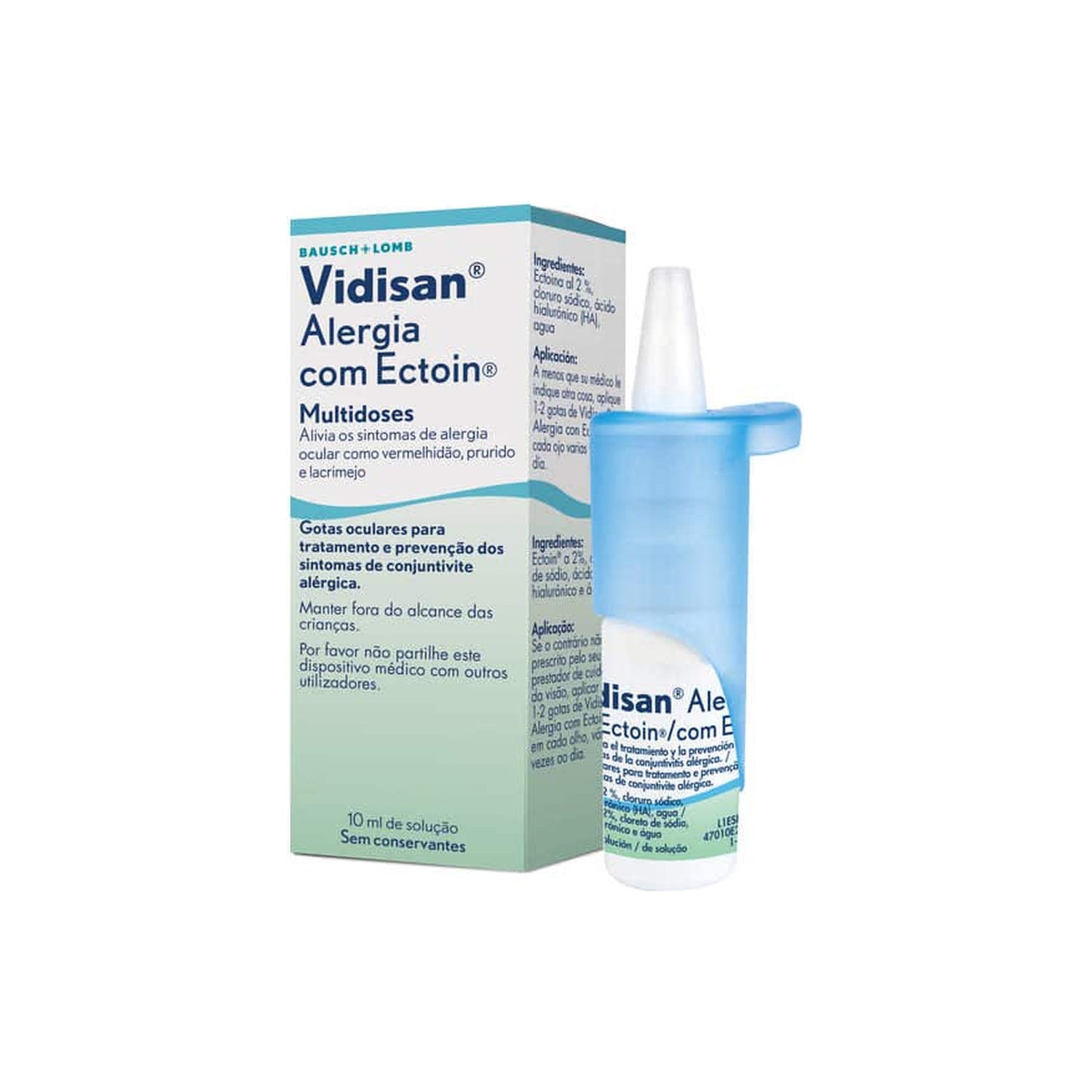 Vidisan Alergia Ectoin Colírio 10 ml