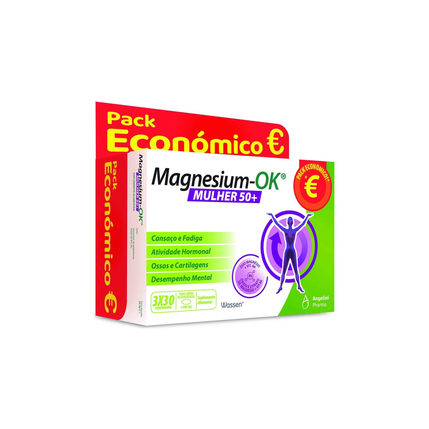 Magnesium-OK Mulher 50+ Comprimidos 30 Unidades