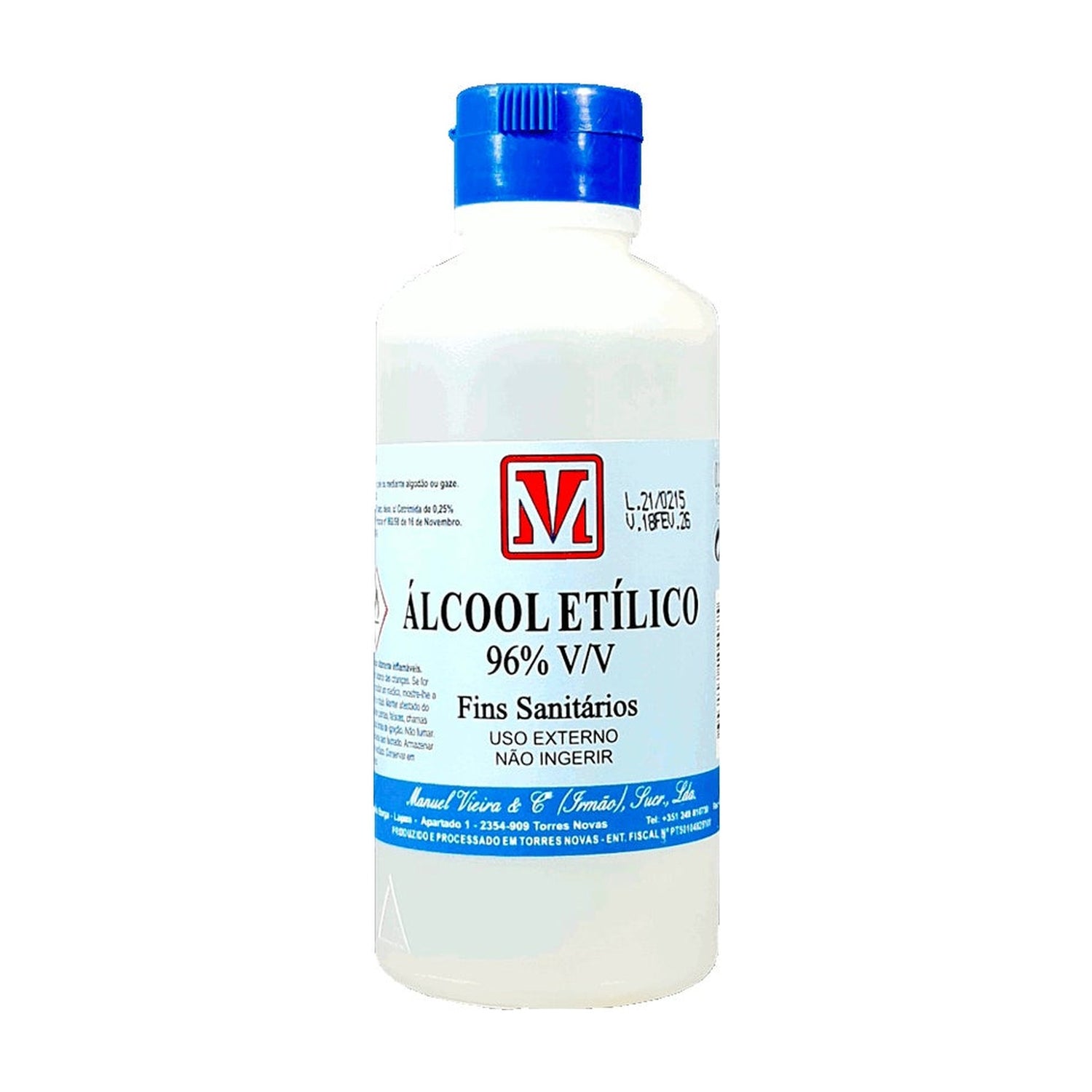 Álcool Sanitário 96º 250 ml