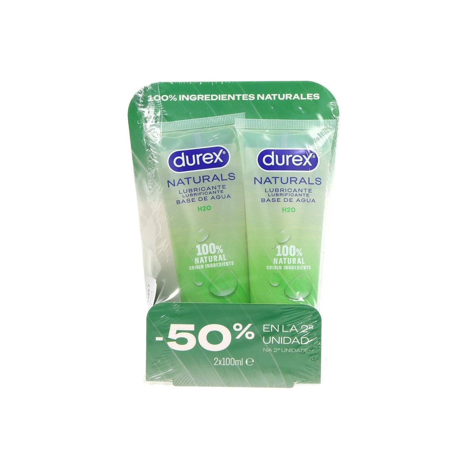 Durex Naturals Gel Lubrificante 100ml x 2
