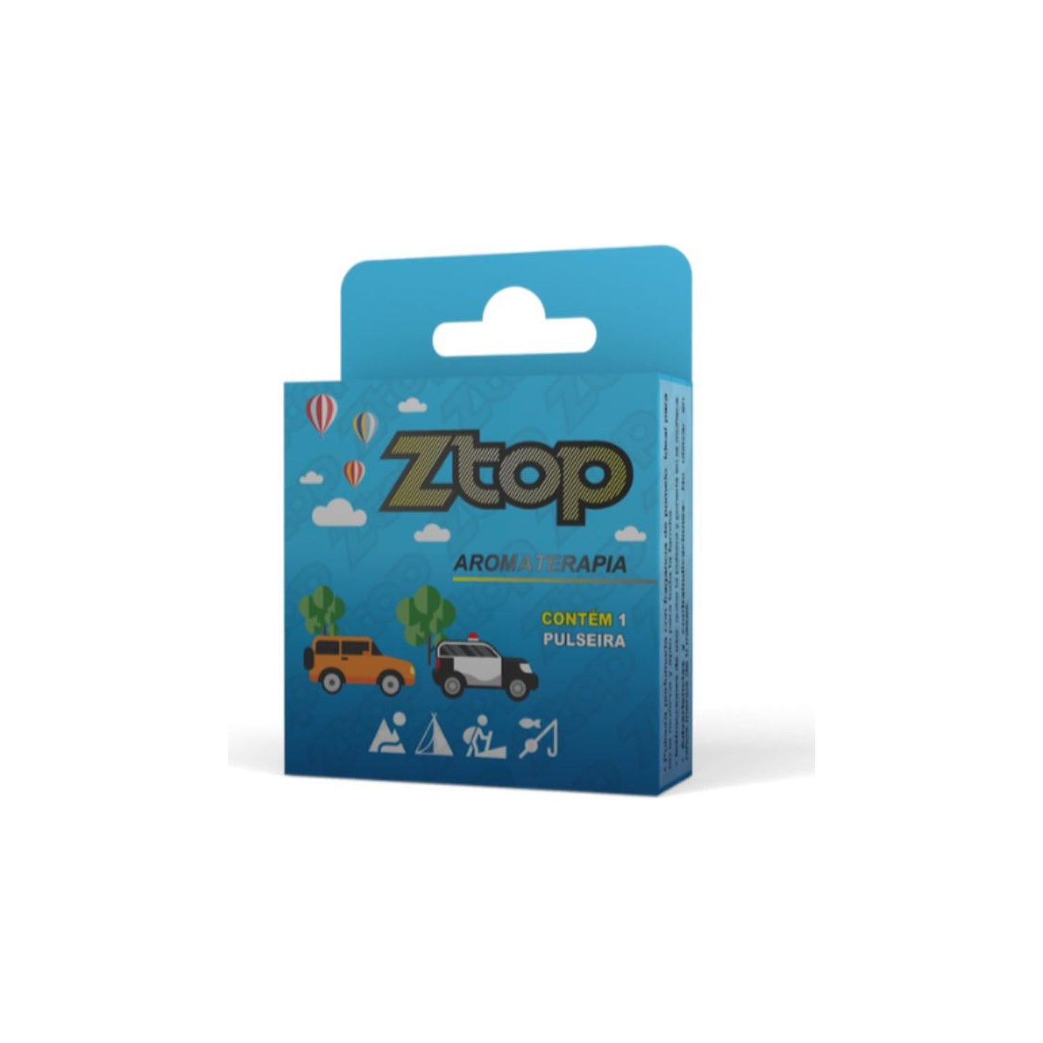 Ztop Pulseira Aromatizada Criança Azul