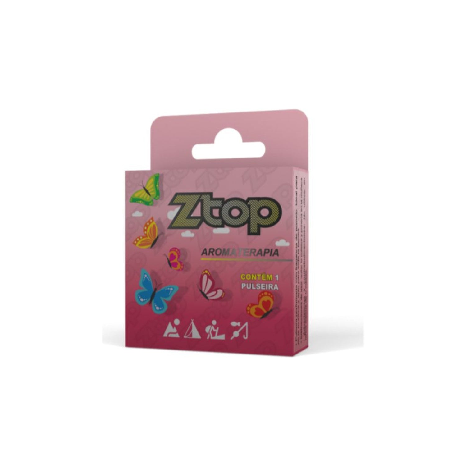 Ztop Pulseira Aromatizada Criança Rosa 1 Unidade