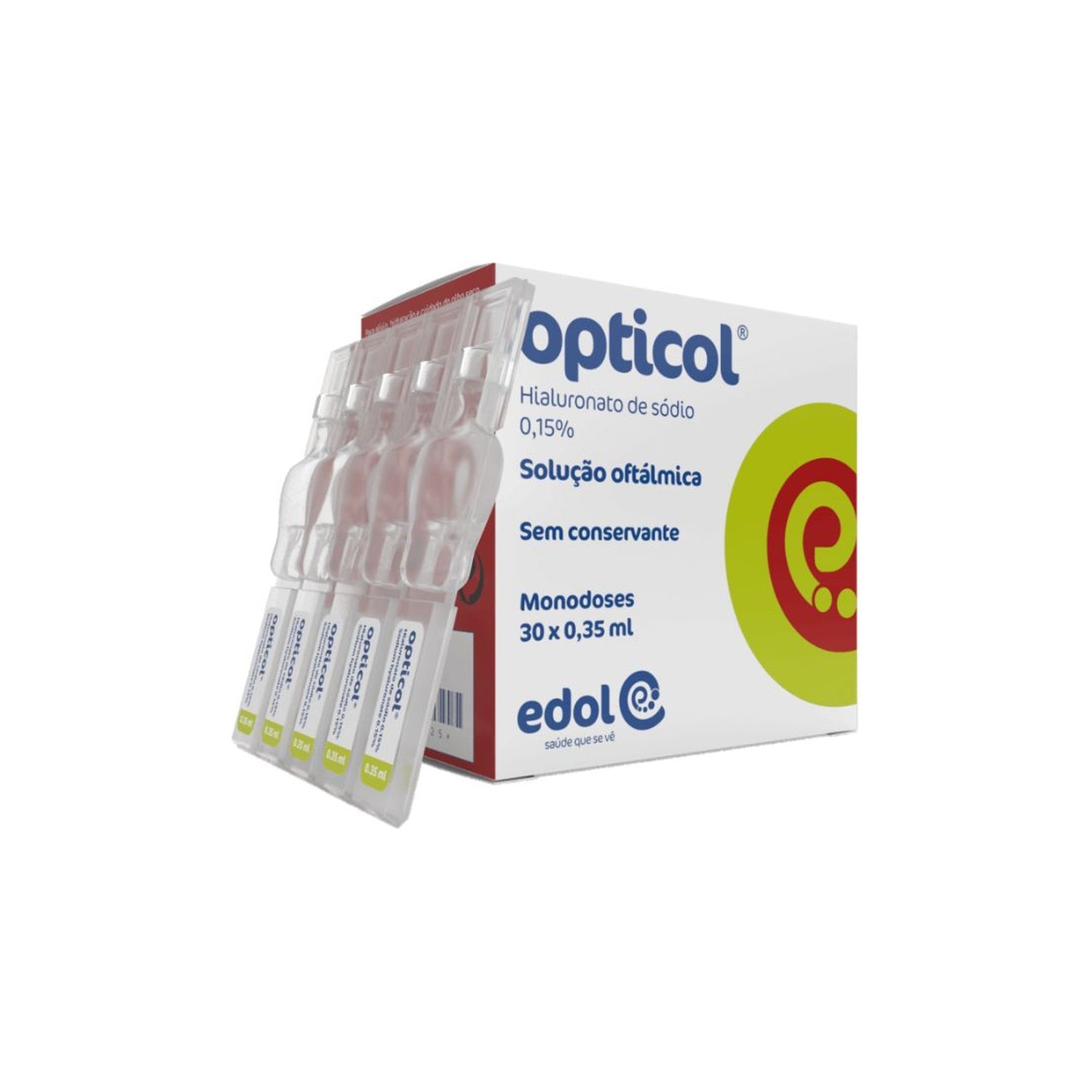 Opticol Solução Oftálmica 0,15% 30 Unidades