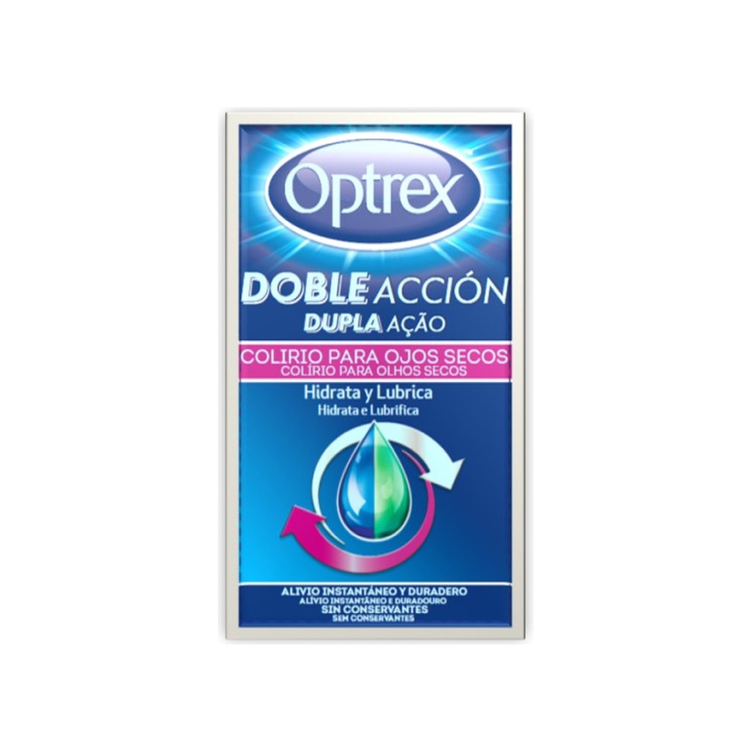 Optrex Colírio Dupla Ação Olhos Secos 20 Unidades