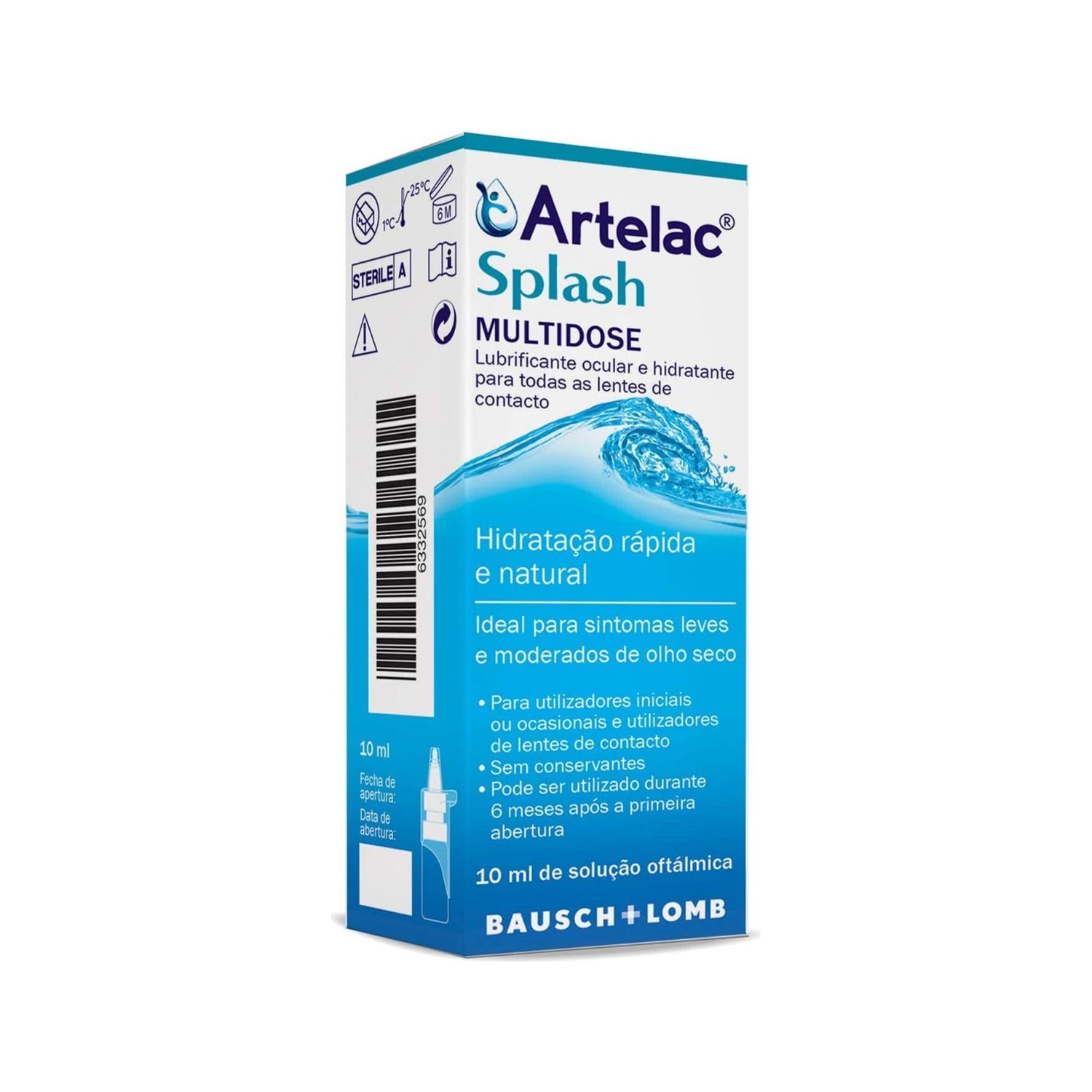 Artelac Splash Multidose Colírio 10 ml
