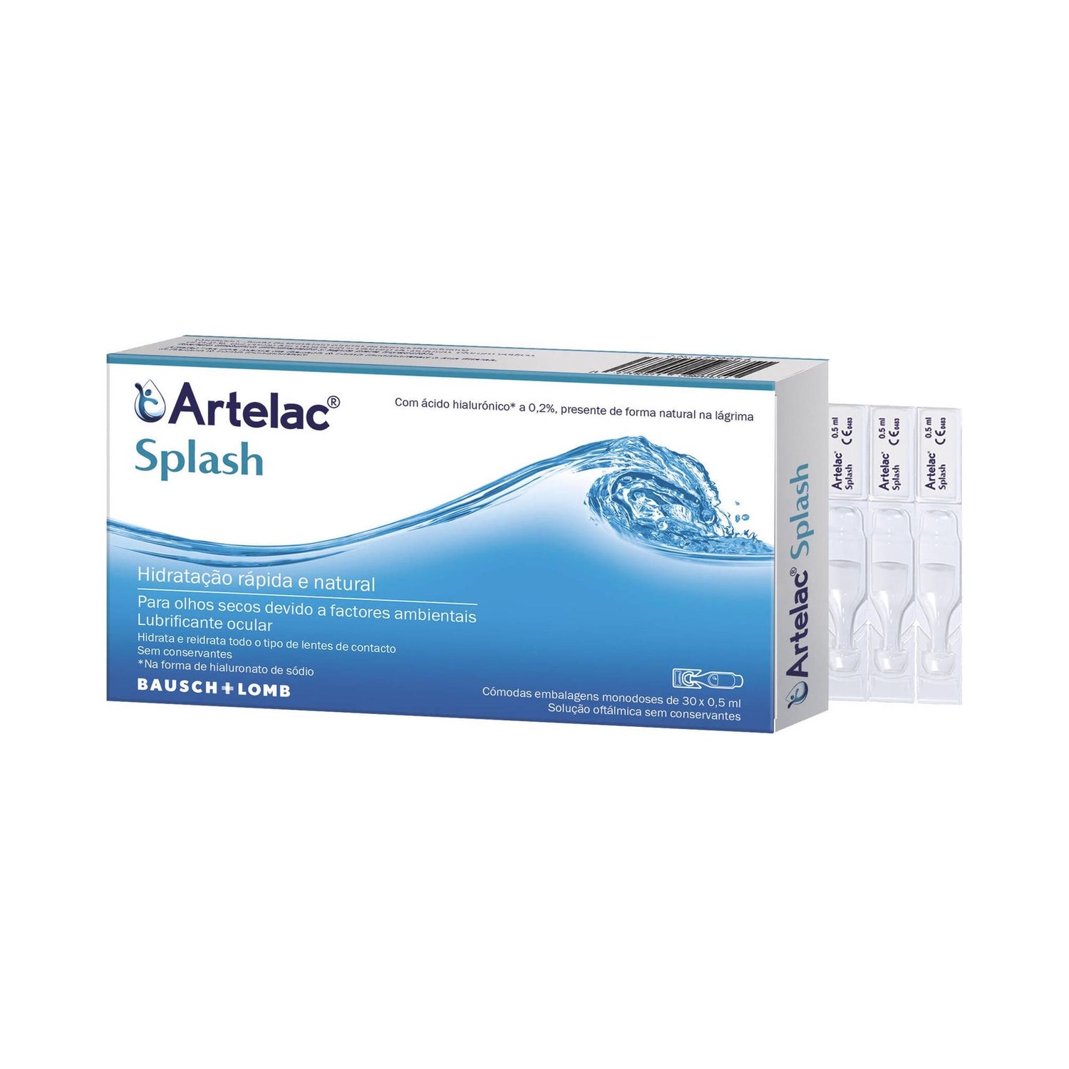 Artelac Splash Colírio Monodose 30 x 0,5 ml