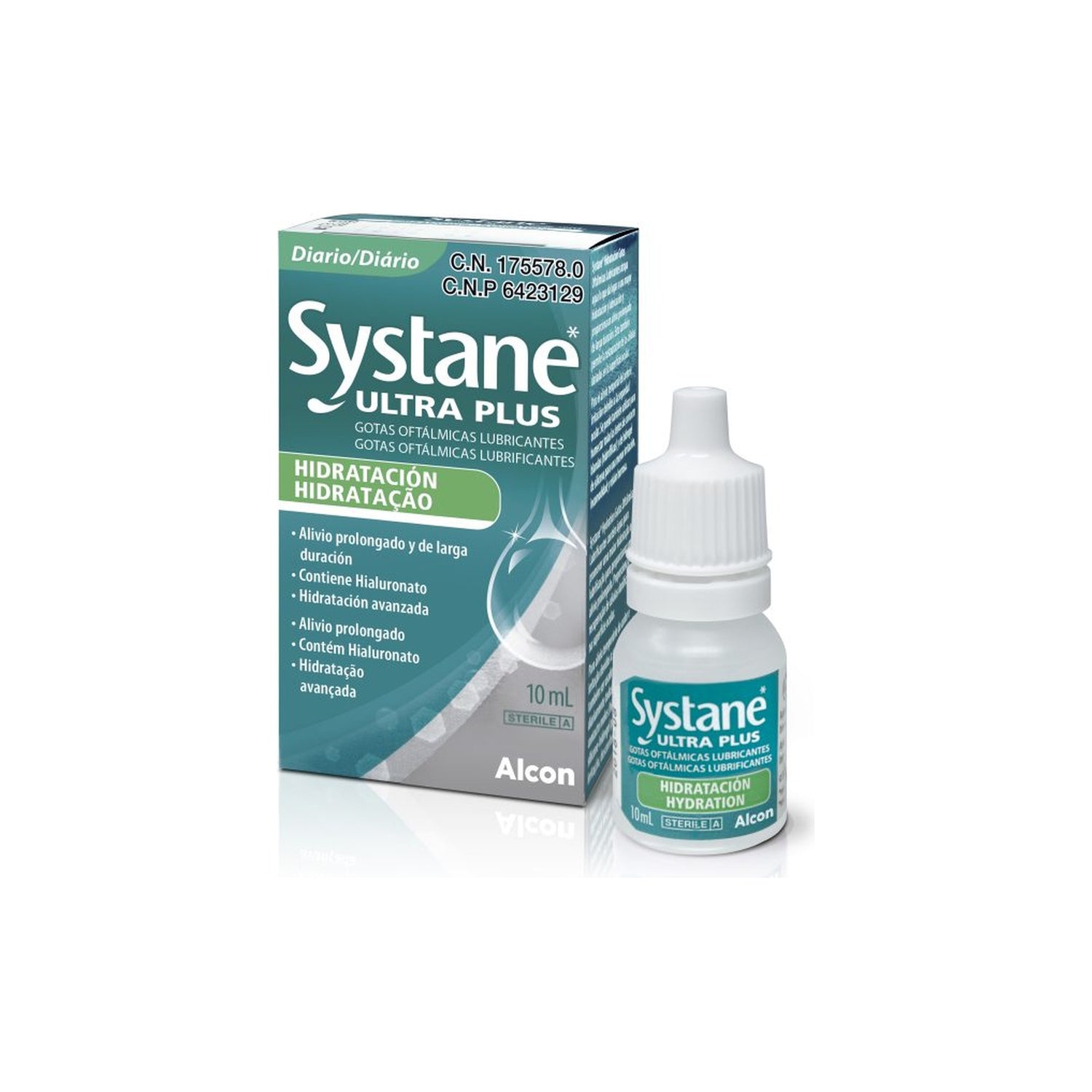 Systane Ultra Plus Hidratação Gotas Oftálmicas Lubrificantes 10 ml