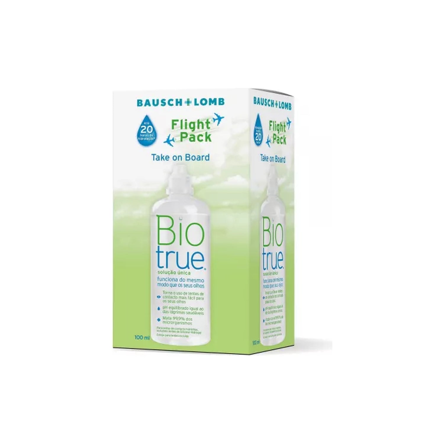 Biotrue Flight Pack Solução Oftálmica 100 ml