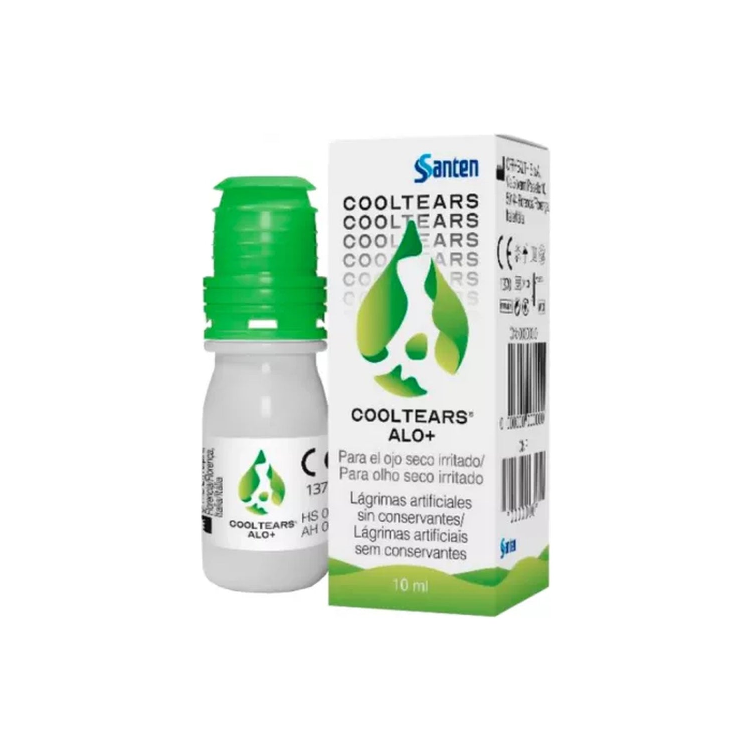 Cooltears Alo+ Solução Oftálmica Lubrificante 10 ml