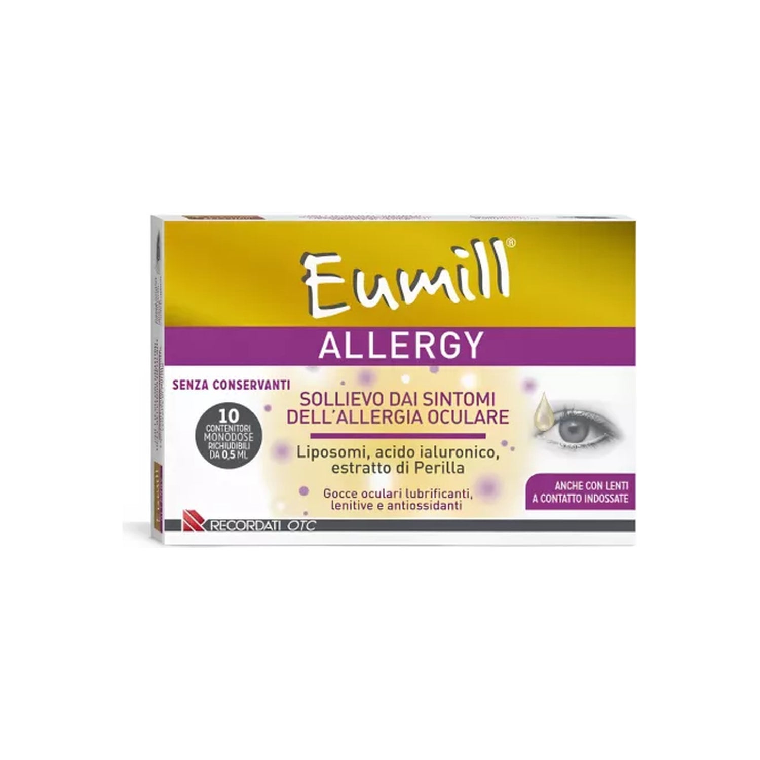 Eumill Allergy Colírio 10x0,5 ml